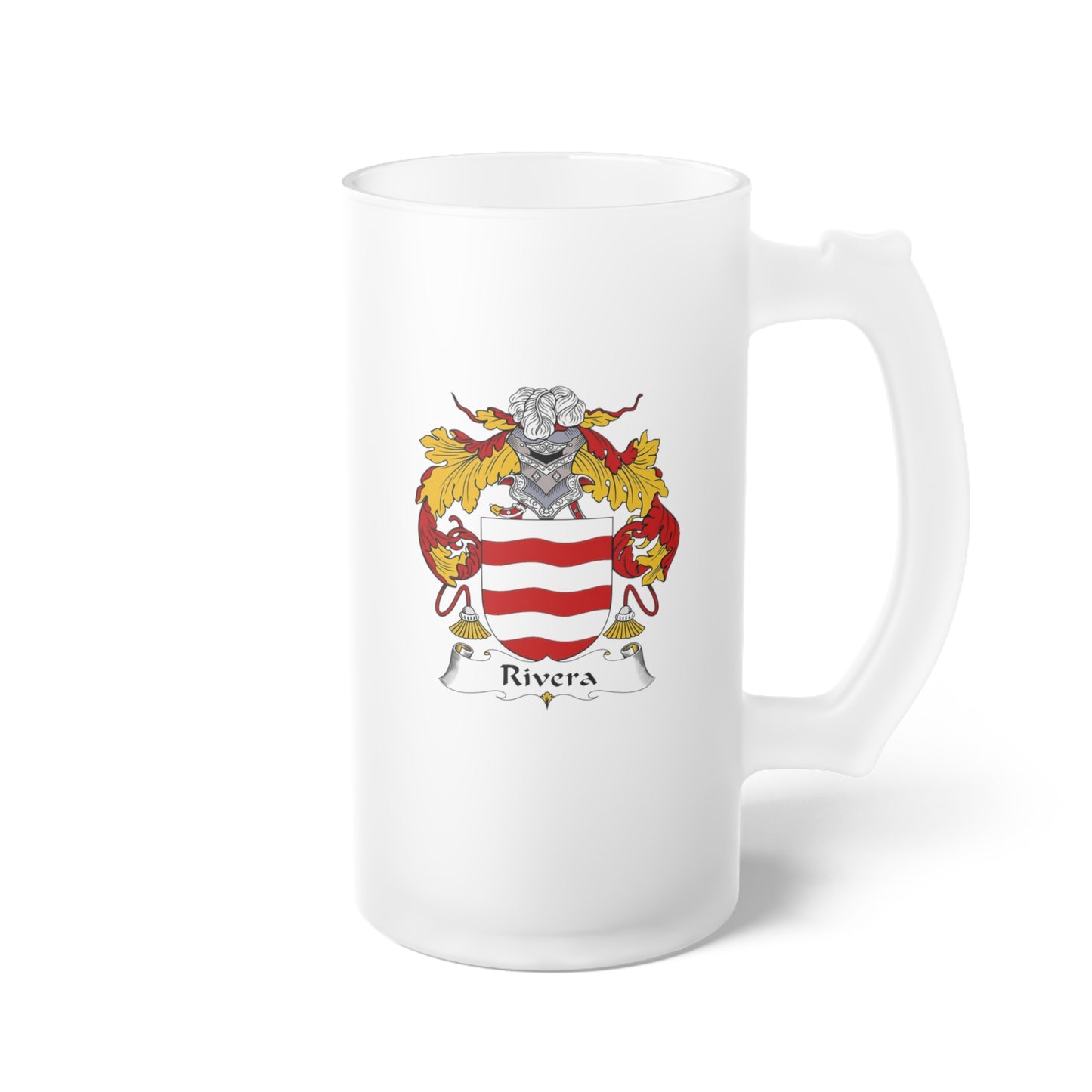 Rivera Frosted Glass Beer Mug