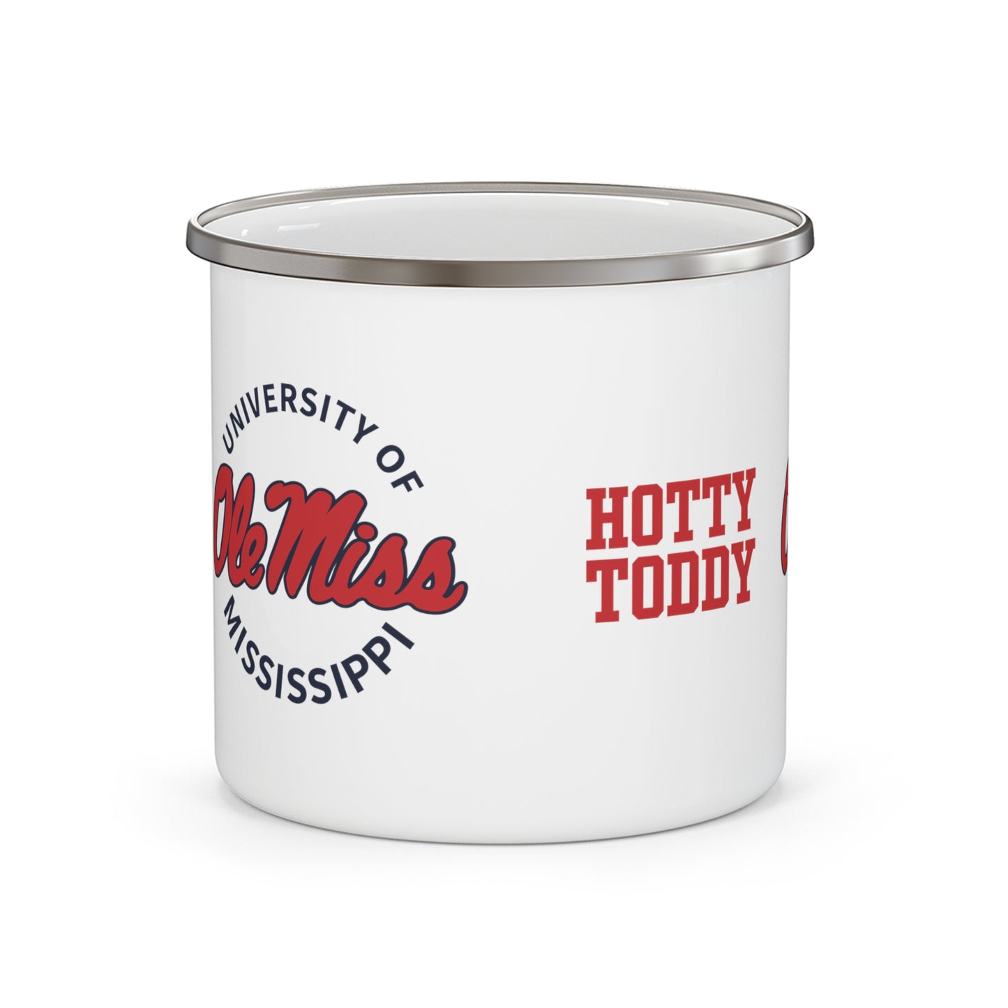 Ole Miss Hotty Toddy Enamel Camping Mug