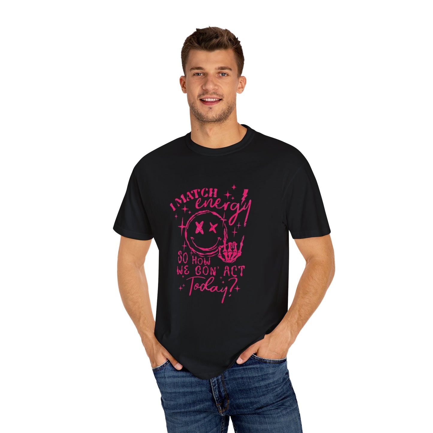 Match Energy Unisex Garment-Dyed T-shirt