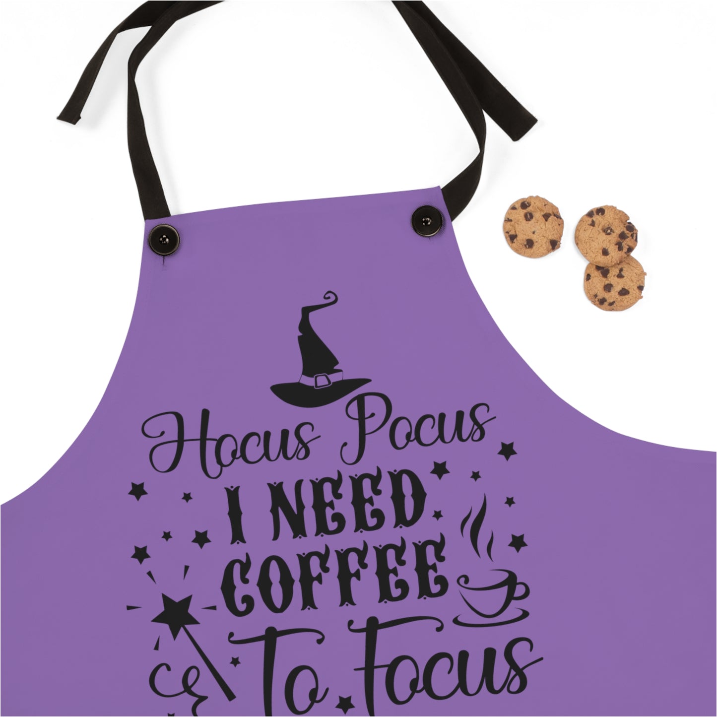 Hocus Pocus I Need Coffee To Focus Apron (AOP)