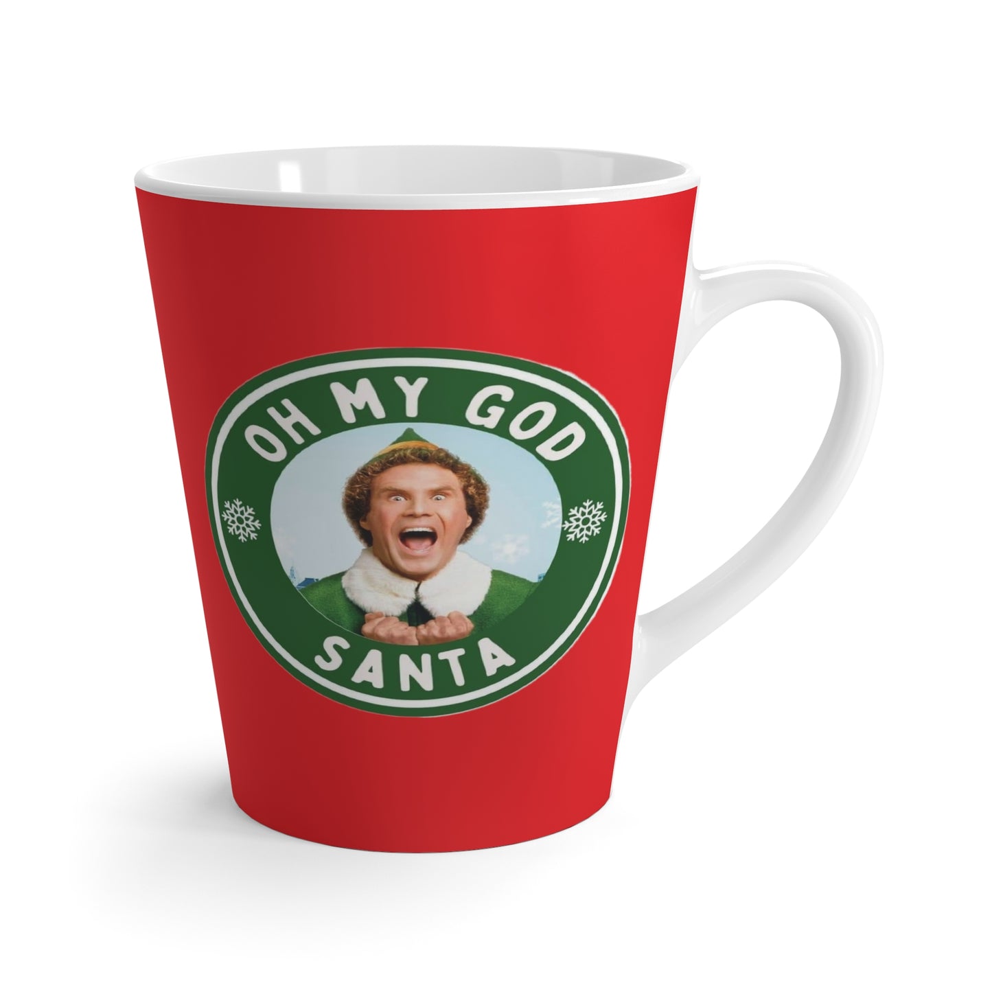 Oh my God Santa Latte Mug