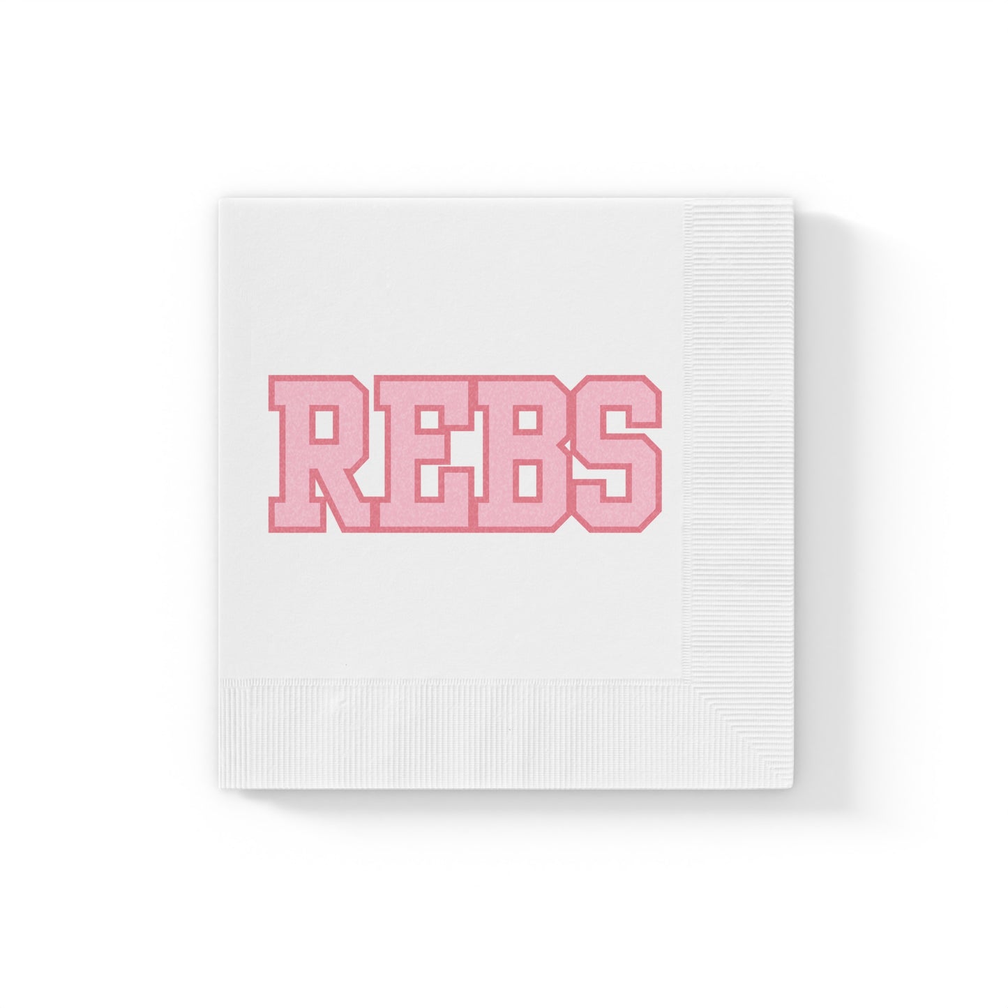 REBS White Coined Napkins