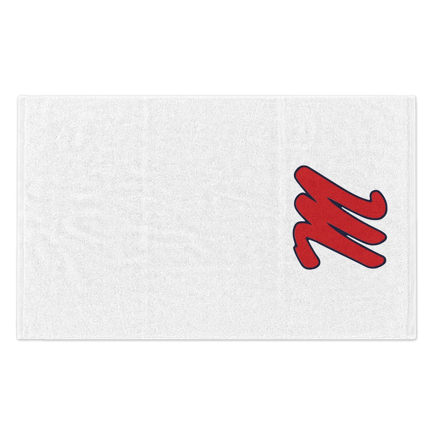 Red M Rally Towel, 11x18