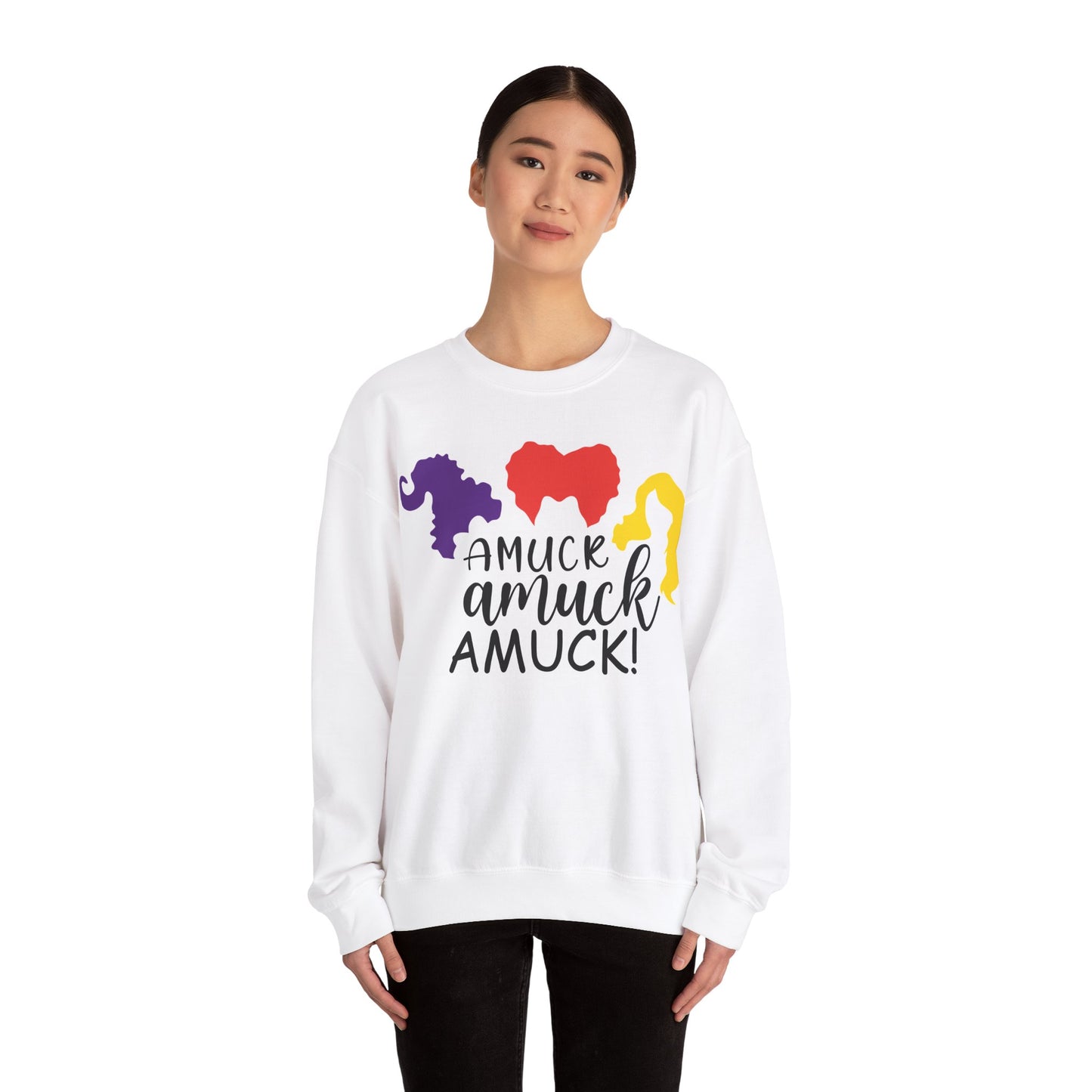 Hocus Pocus Amuck Unisex Heavy Blend™ Crewneck Sweatshirt
