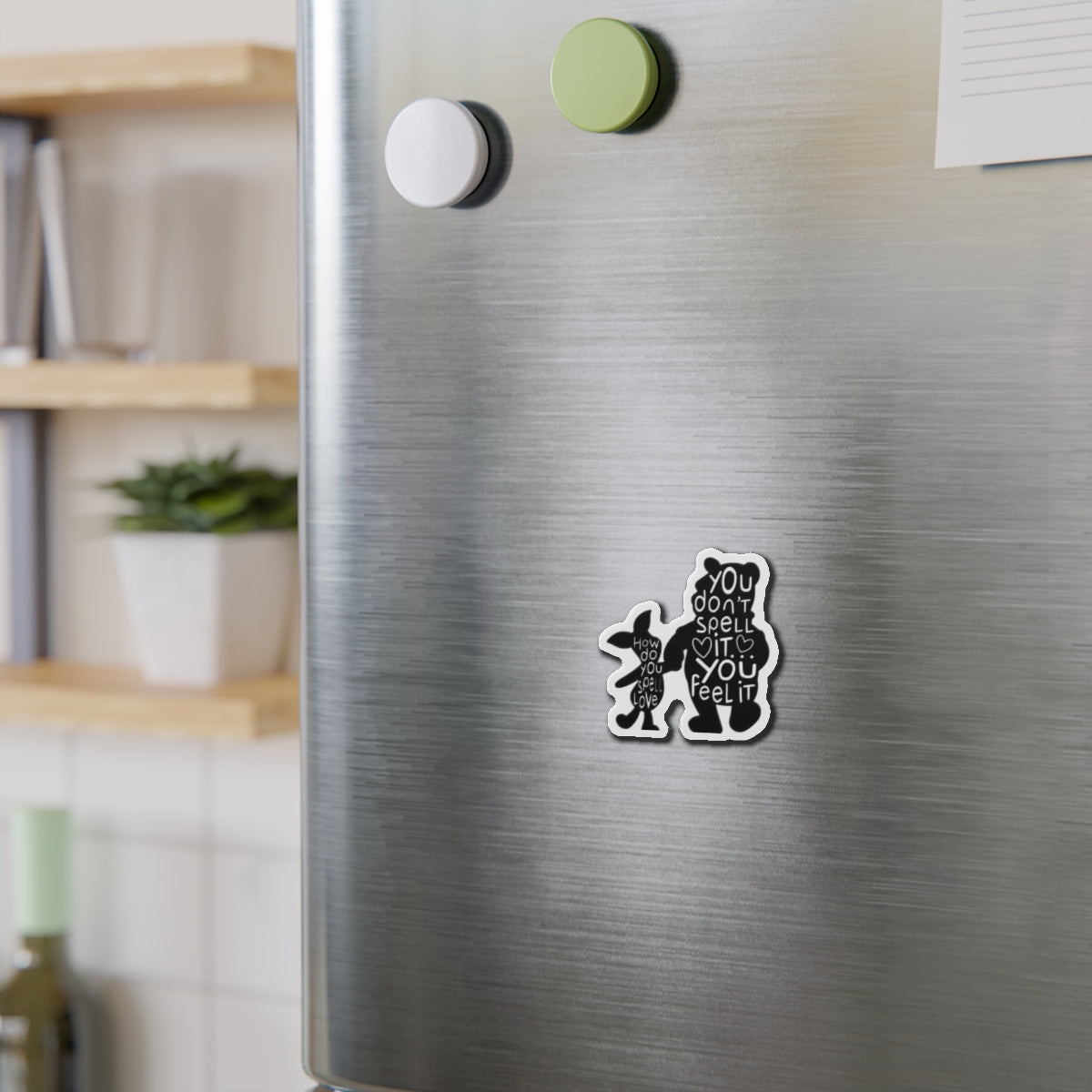 Pooh & Piglet Die-Cut Magnets