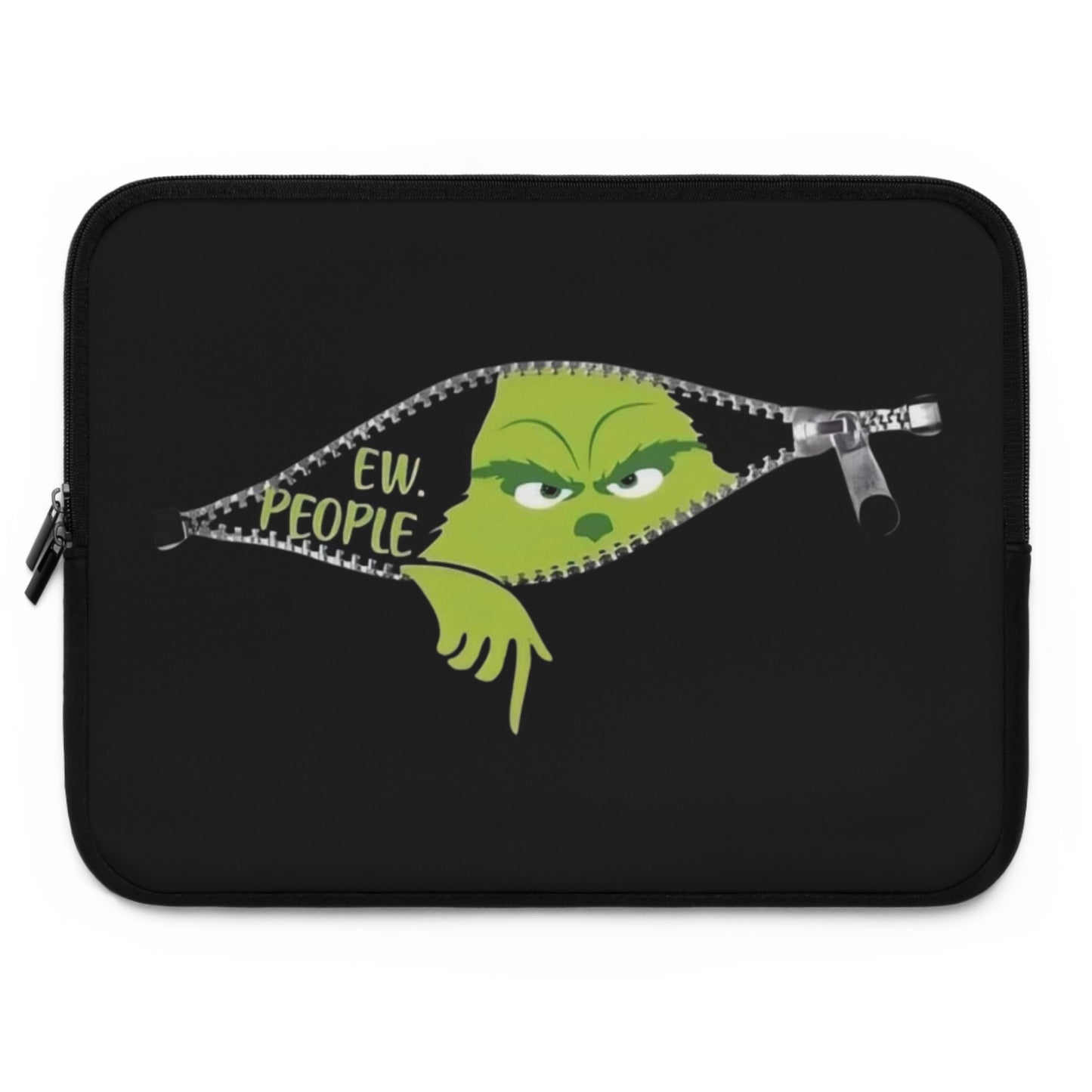 Grinch "Ew, People" Laptop Sleeve