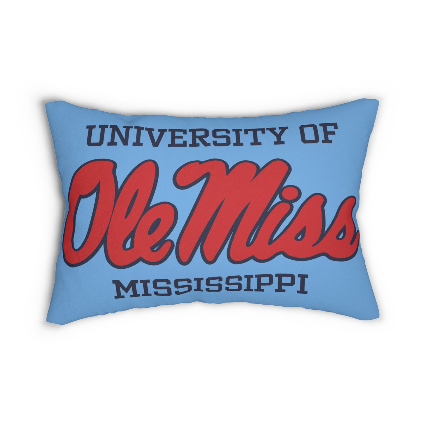 University of Mississippi Spun Polyester Lumbar Pillow