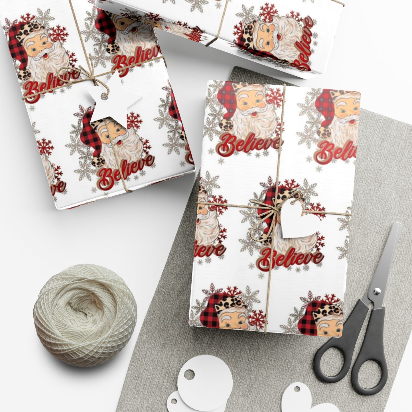 Santa Believe Gift Wrap Papers