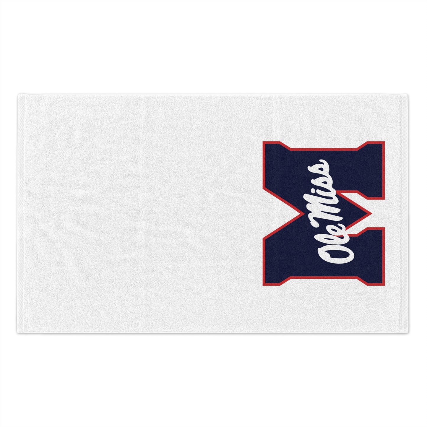 M Ole Miss Rally Towel, 11x18