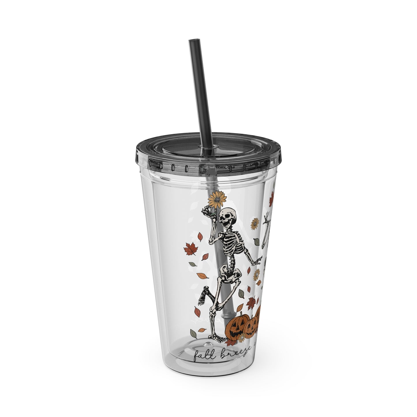 Halloween Sunsplash Tumbler with Straw, 16oz
