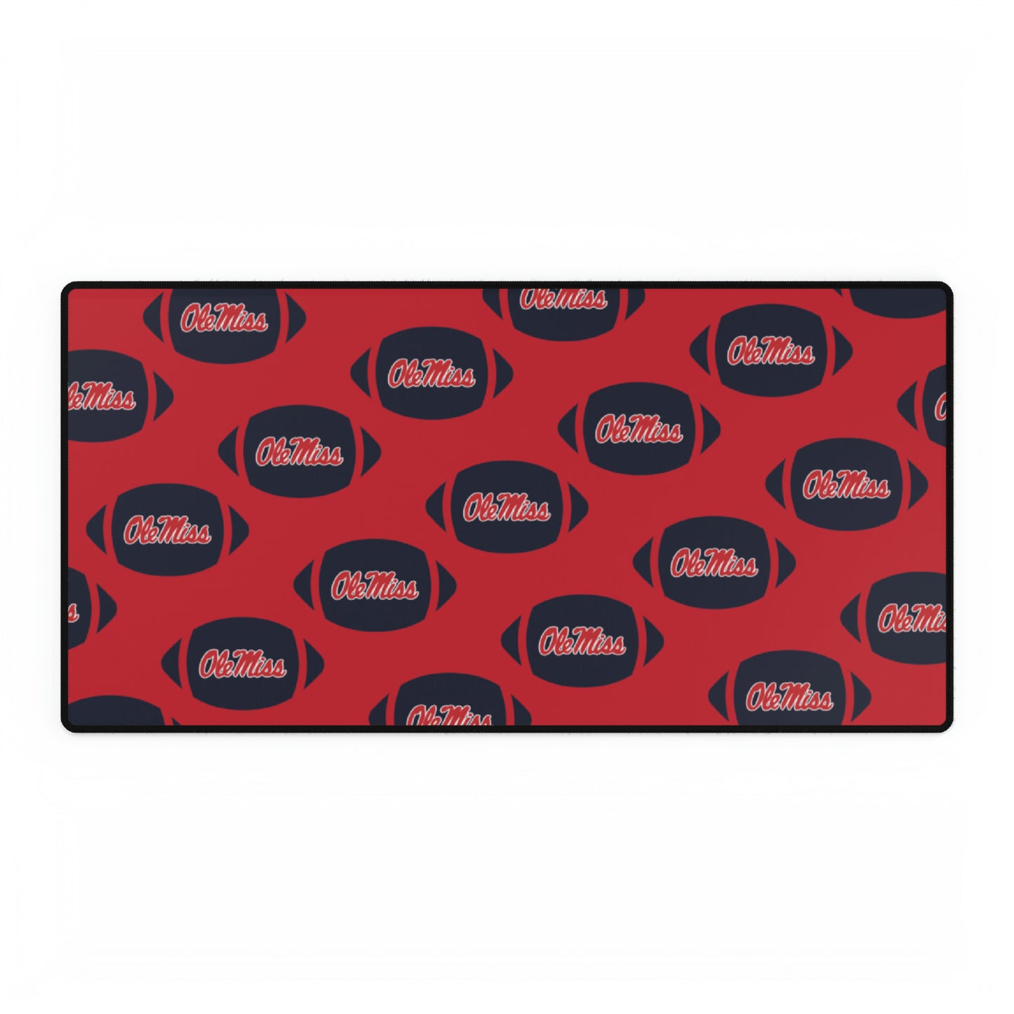 Ole Miss Football Desk Mat (Red)