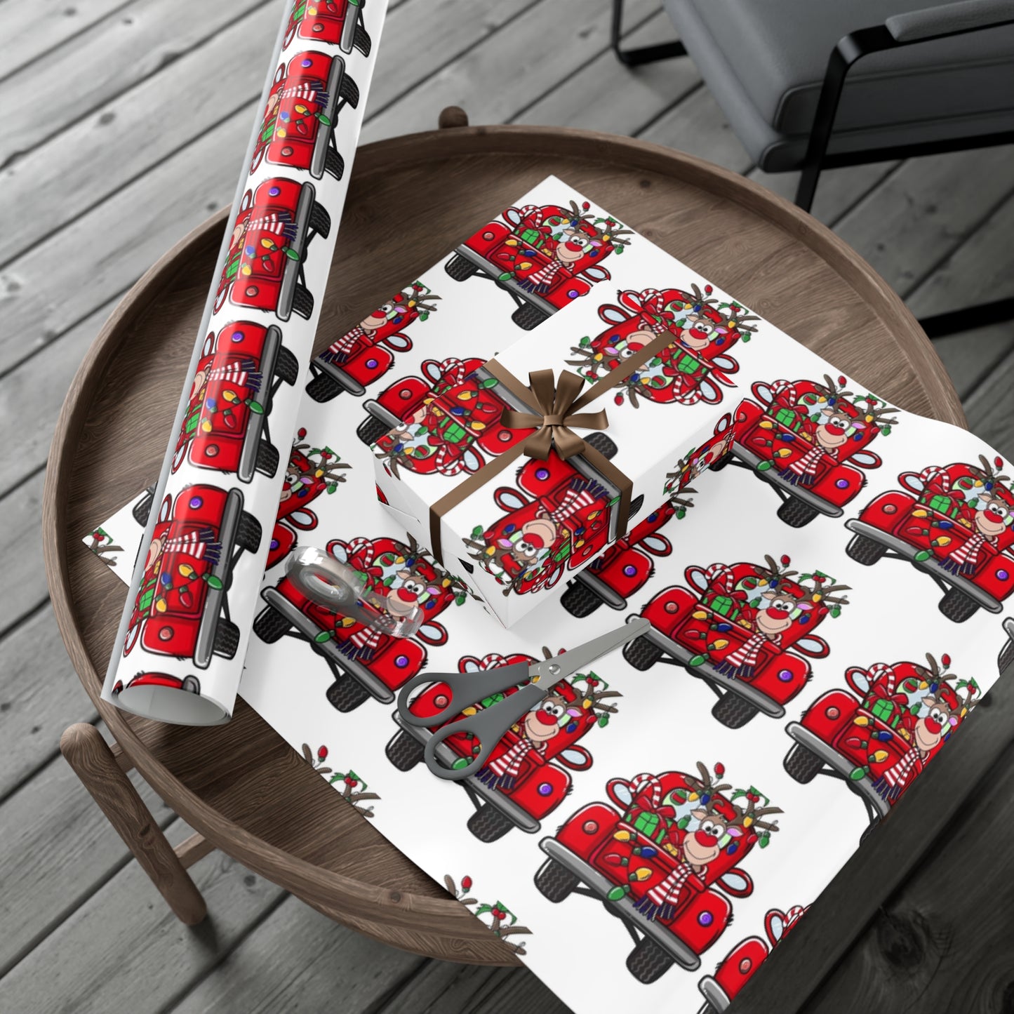 Reindeer Gift Wrap Papers