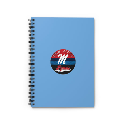 Ole Miss Spiral Notebook - Ruled Line (Blue)