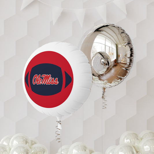 Ole Miss Football Mylar Helium Balloon