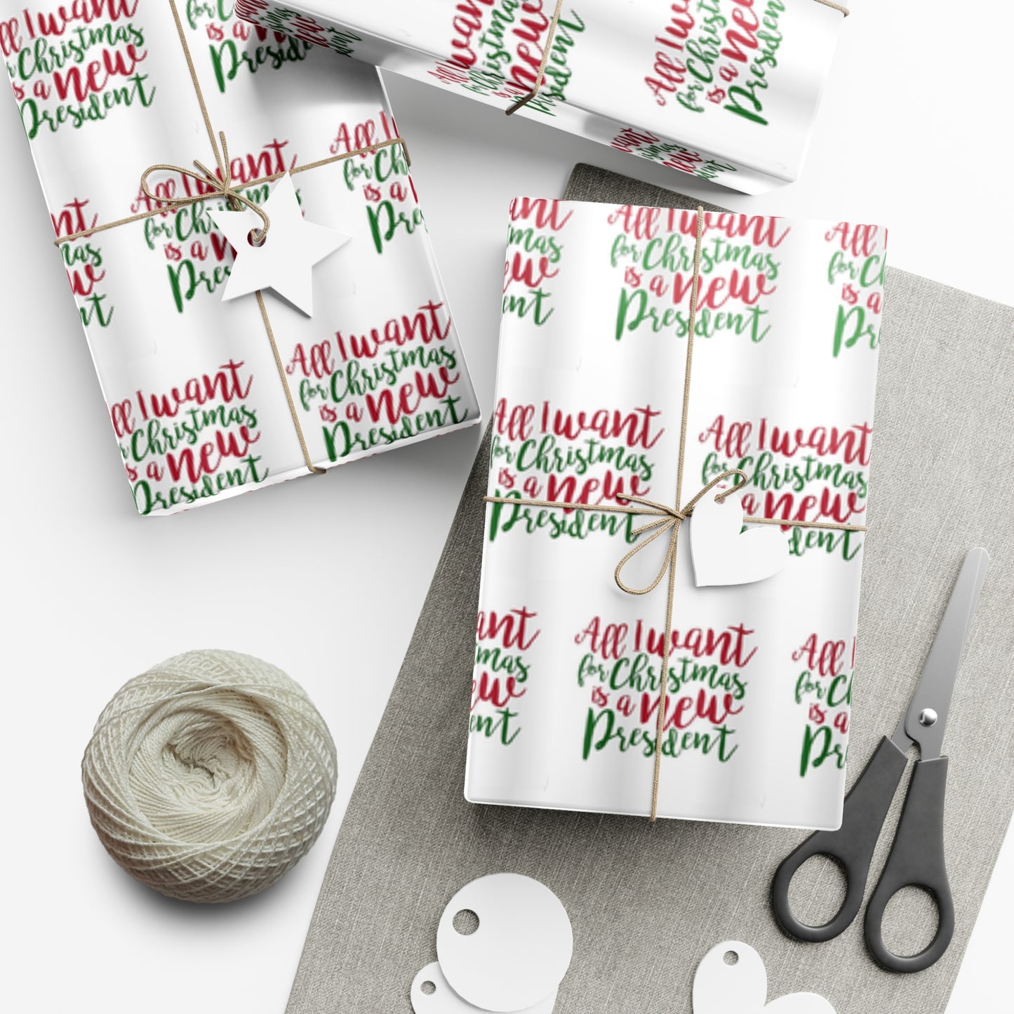 New President Gift Wrap Papers
