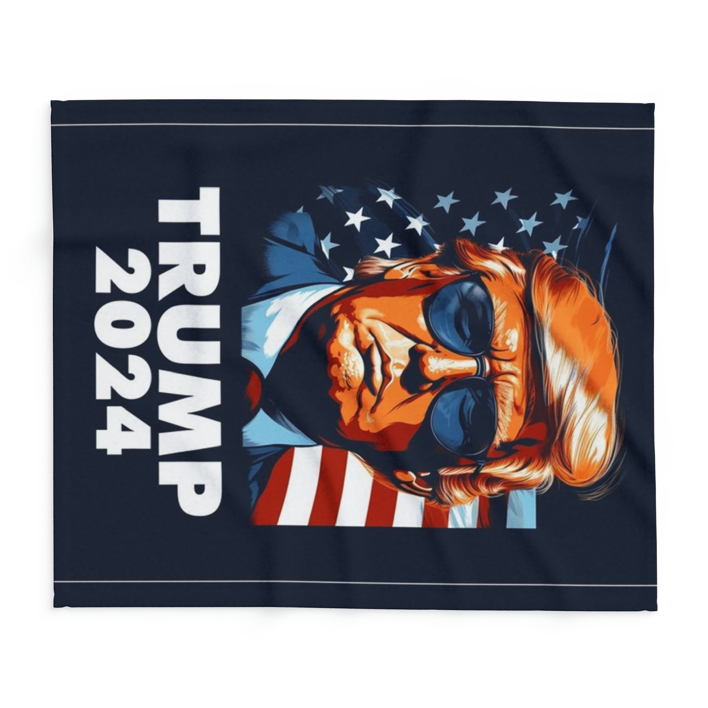 Trump 2024 Arctic Fleece Blanket