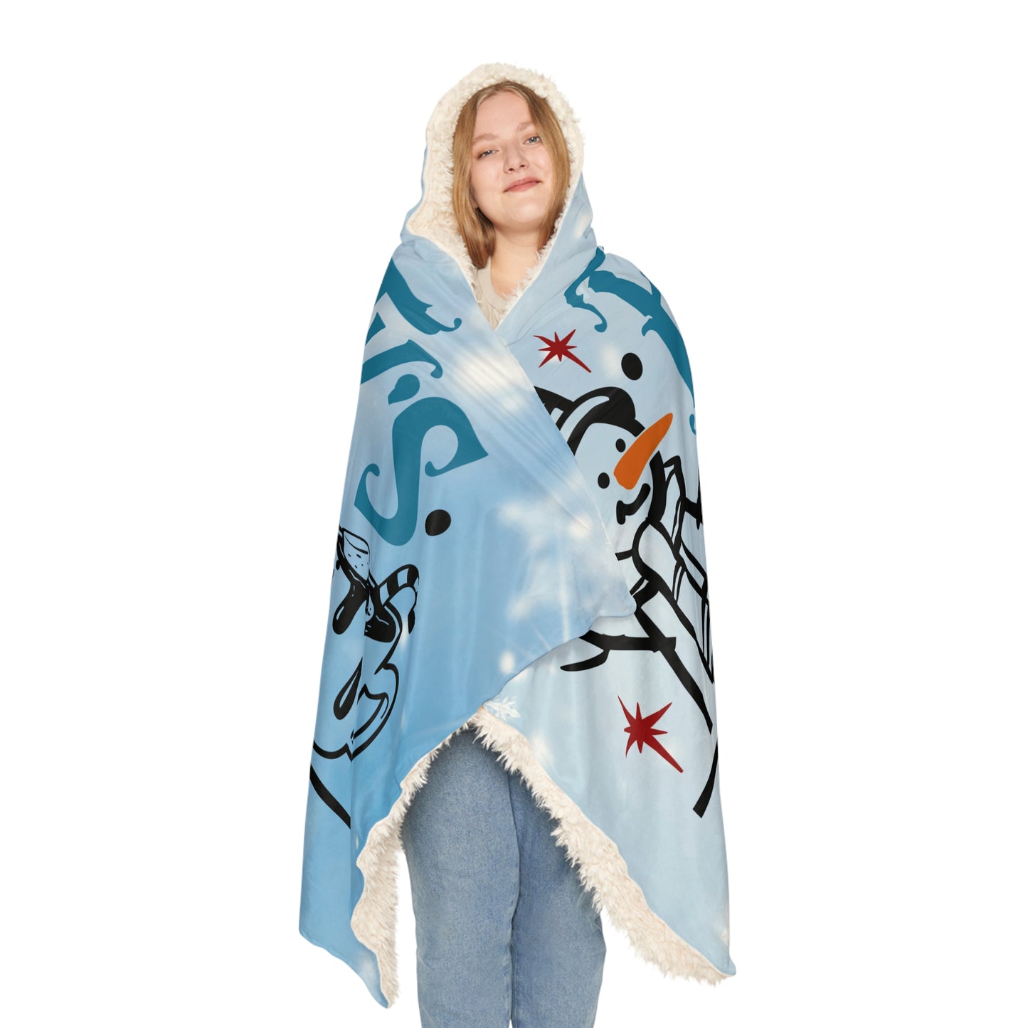 Frosty's Snowflake Cafe Snuggle Blanket