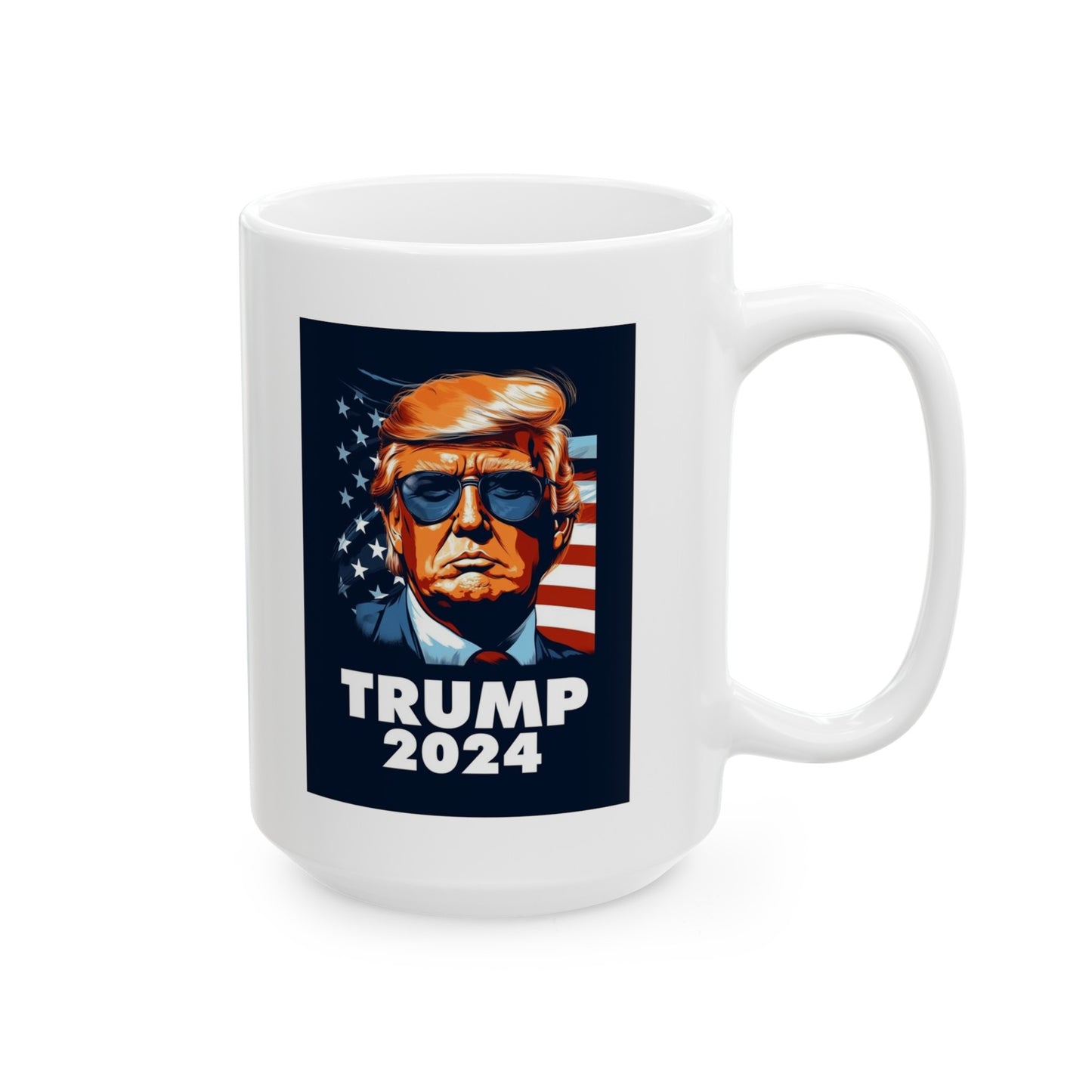 Trump 2024 Ceramic Mug, (11oz, 15oz)