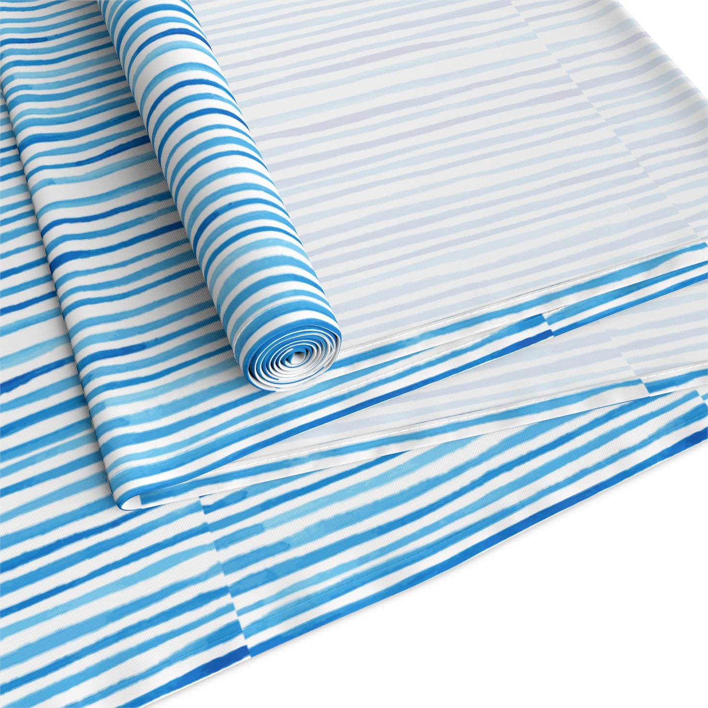 Blue Stripes Table Runner (Cotton, Poly)