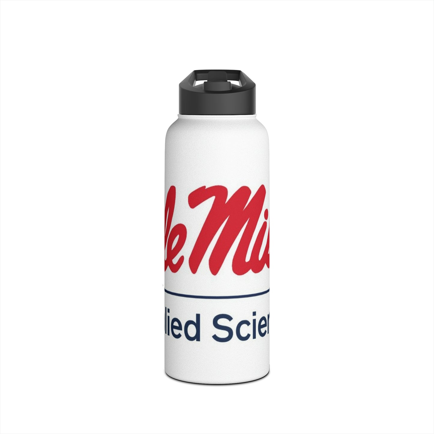 Ole Miss Applied Science Stainless Steel Water Bottle, Standard Lid