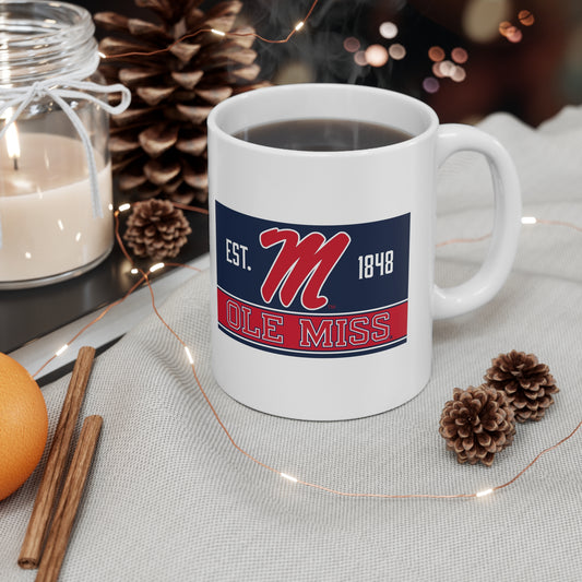 M Ole Miss 1848 Ceramic Mug 11oz