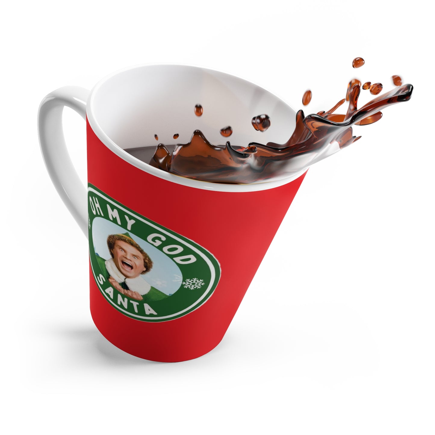 Oh my God Santa Latte Mug