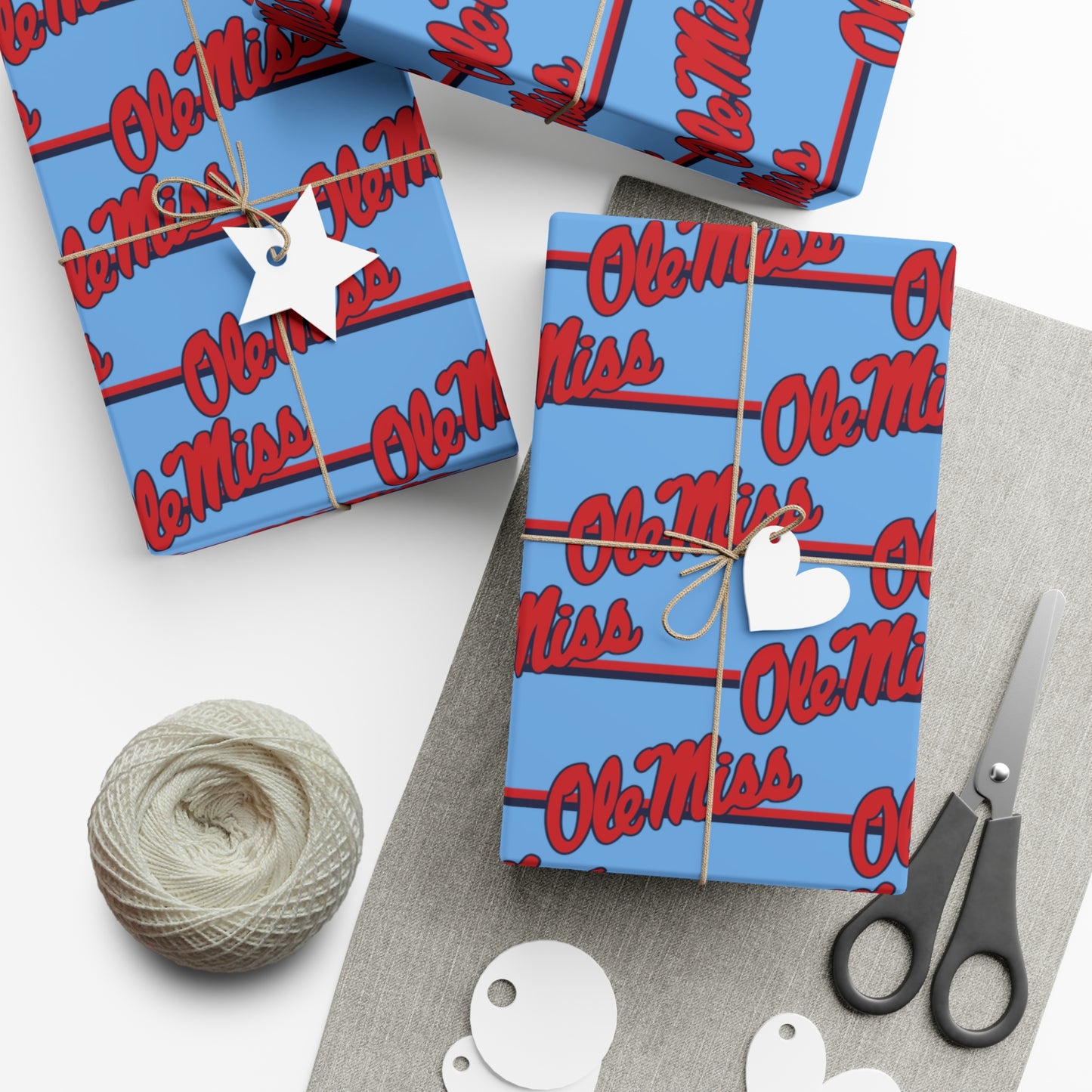 Ole Miss Gift Wrap Papers