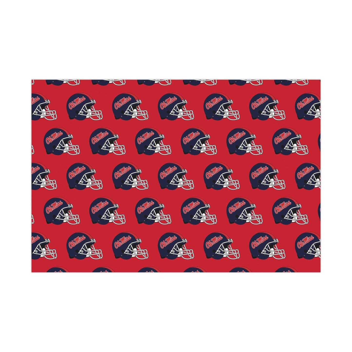 Ole Miss Football Gift Wrap Papers