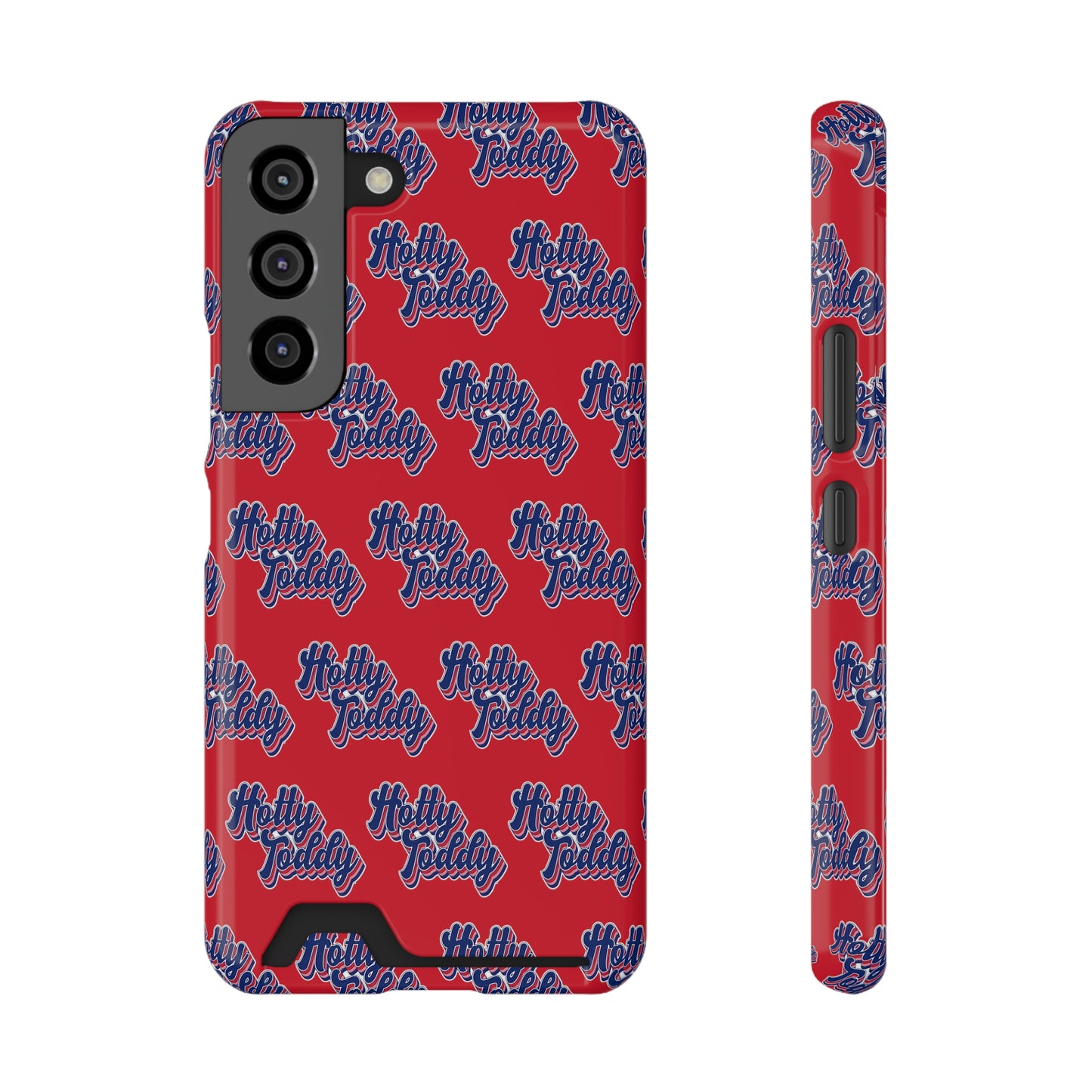 iPhone and Samsung Hotty Toddy (RED) Phone Case With Card Holder