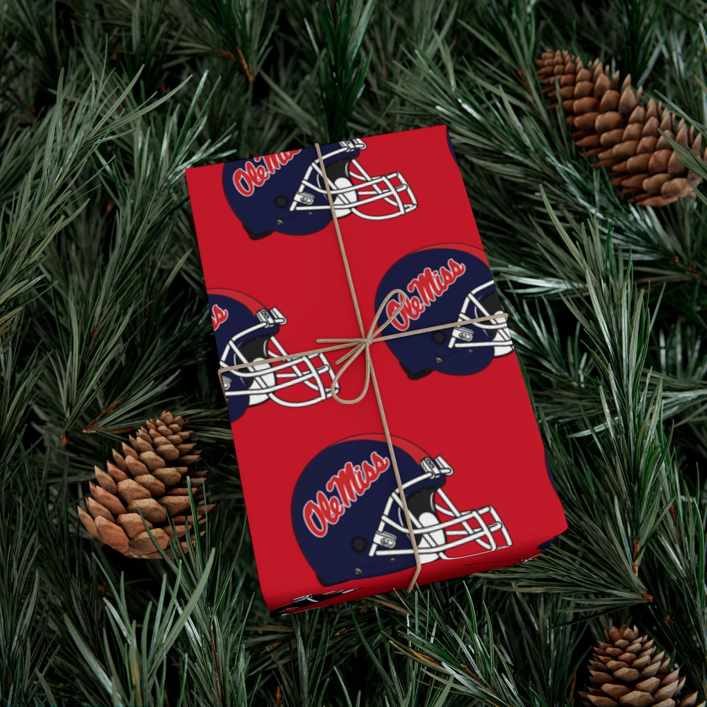 Ole Miss Football Gift Wrap Papers
