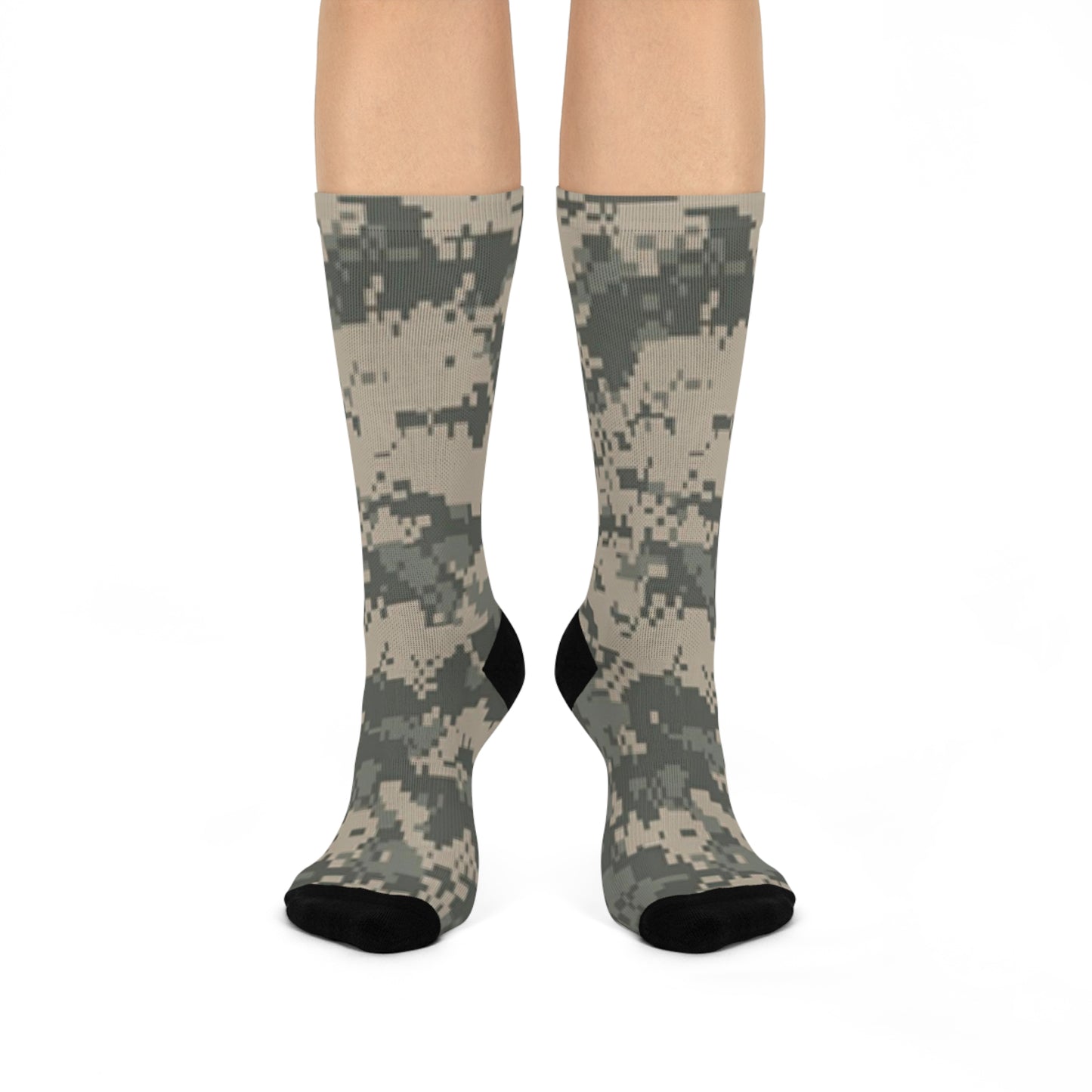 Camouflage (Digital) Cushioned Crew Socks