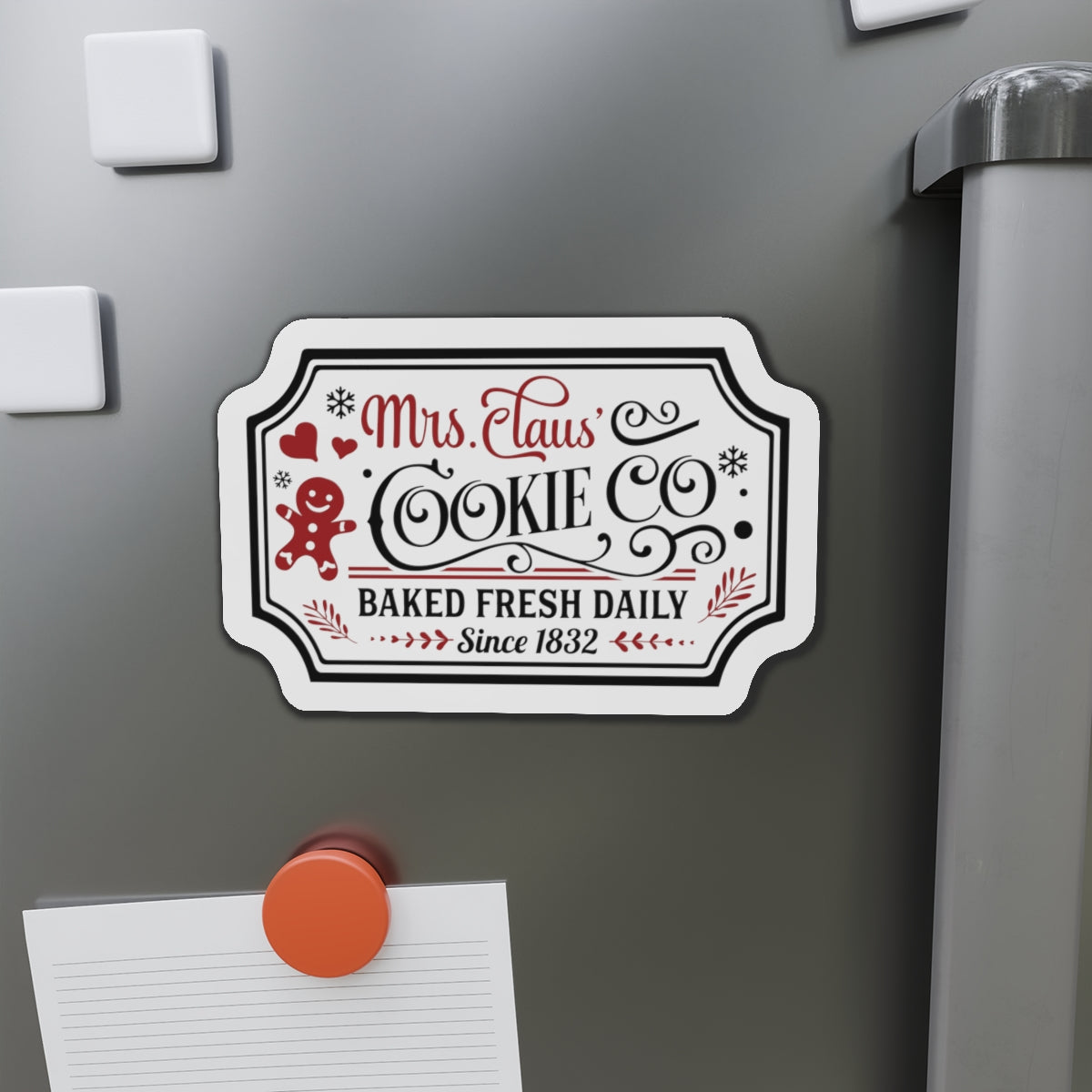 Mrs. Clause Cookie Comany Die-Cut Magnets