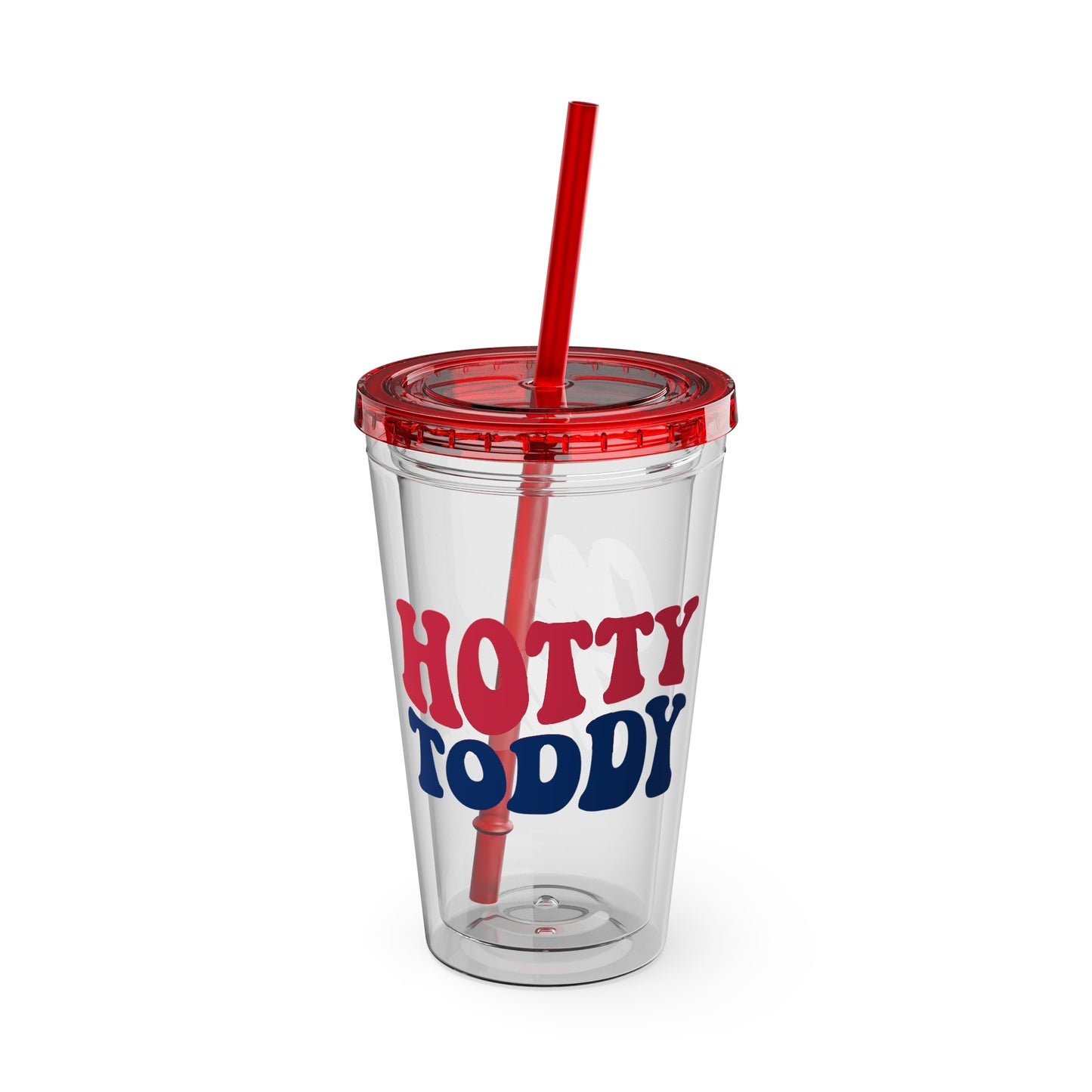 Ole Miss/Hotty Toddy Sunsplash Tumbler with Straw, 16oz