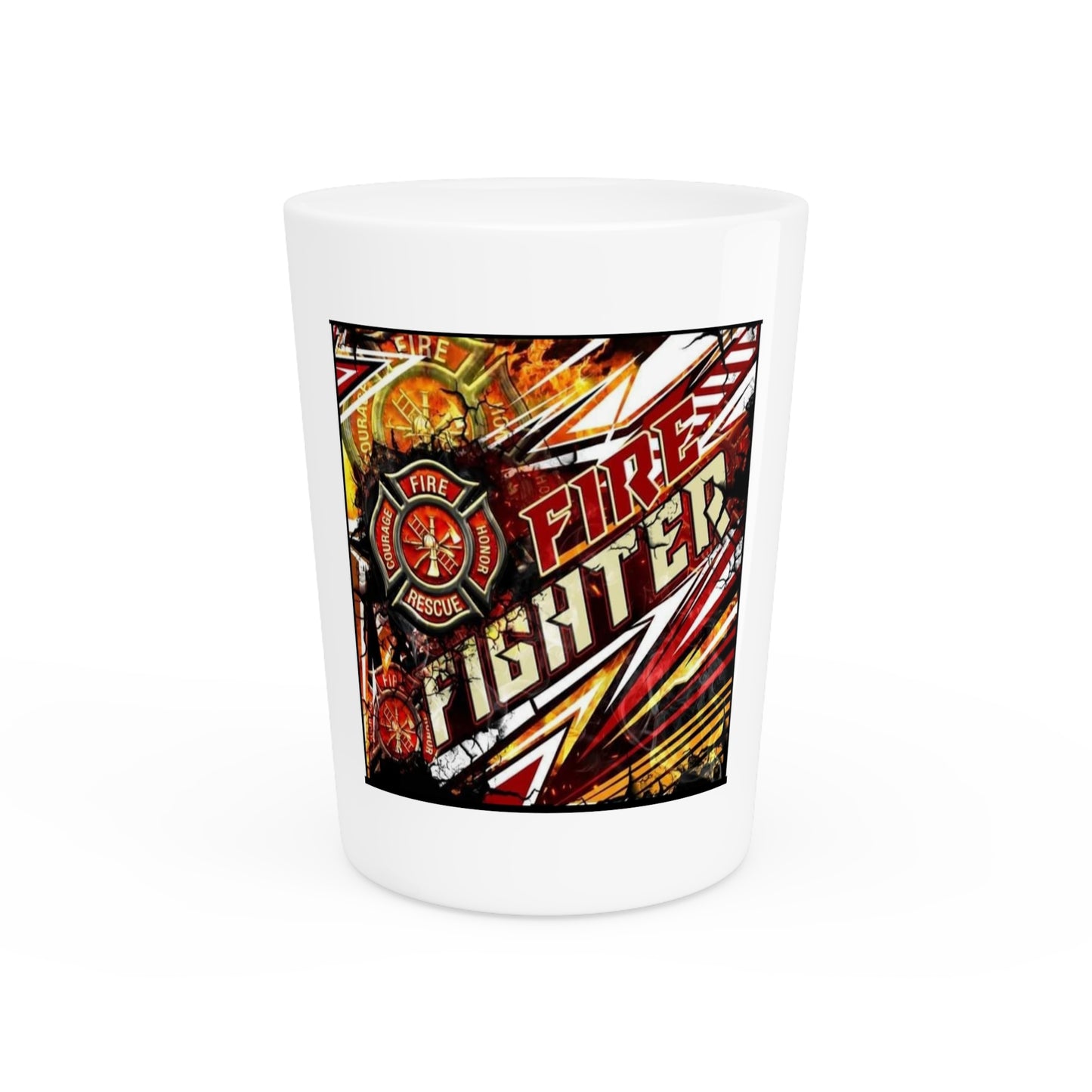 Fire Fighter Shot Glass