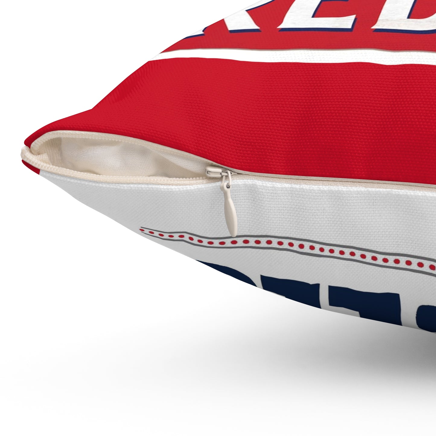 Ole Miss Rebels Spun Polyester Square Pillow
