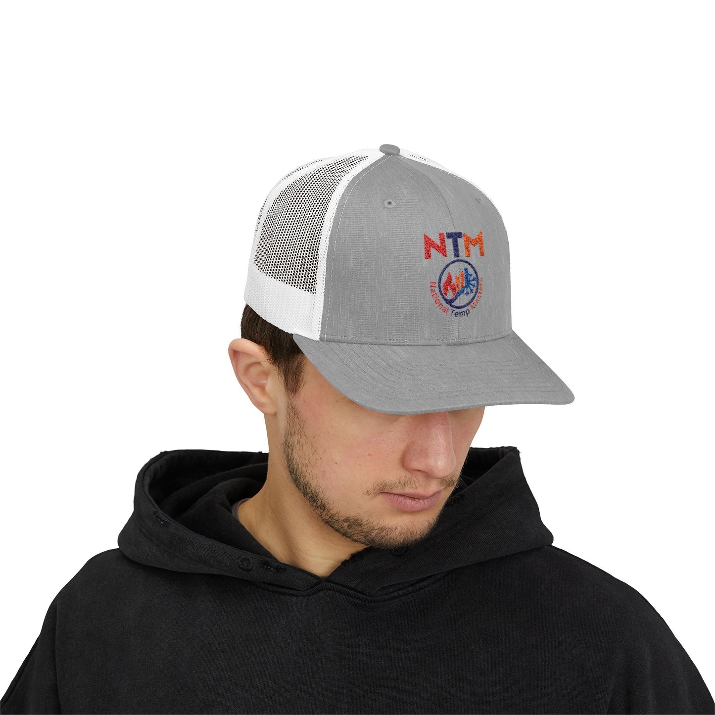 NTM Stylish Snapback Trucker Cap with Colorful NTM Design, Trendy Hat, Summer Accessory, Casual Outing Essential, Gift for Him/Her
