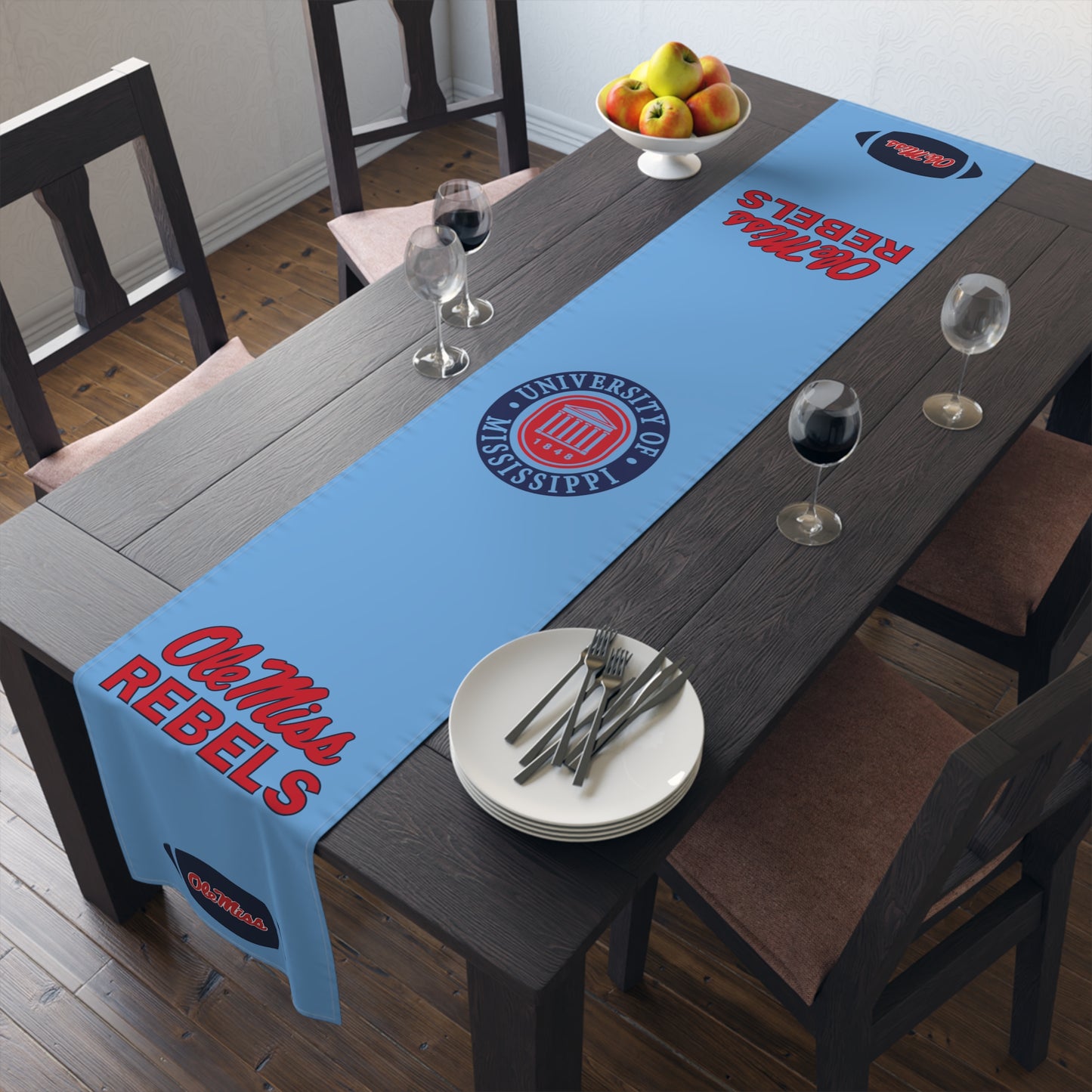 Ole Miss Rebels Table Runner (Cotton, Poly)