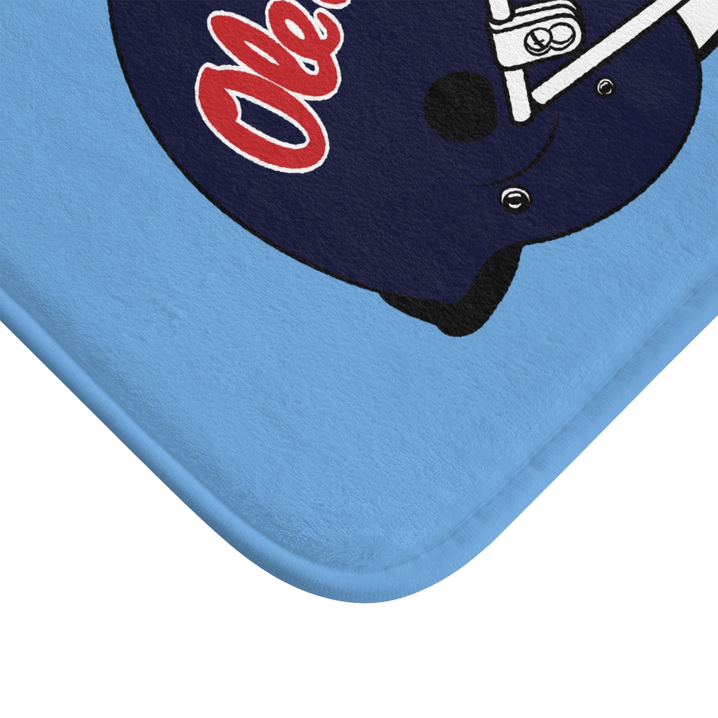 Ole Miss Helmet Bath Mat