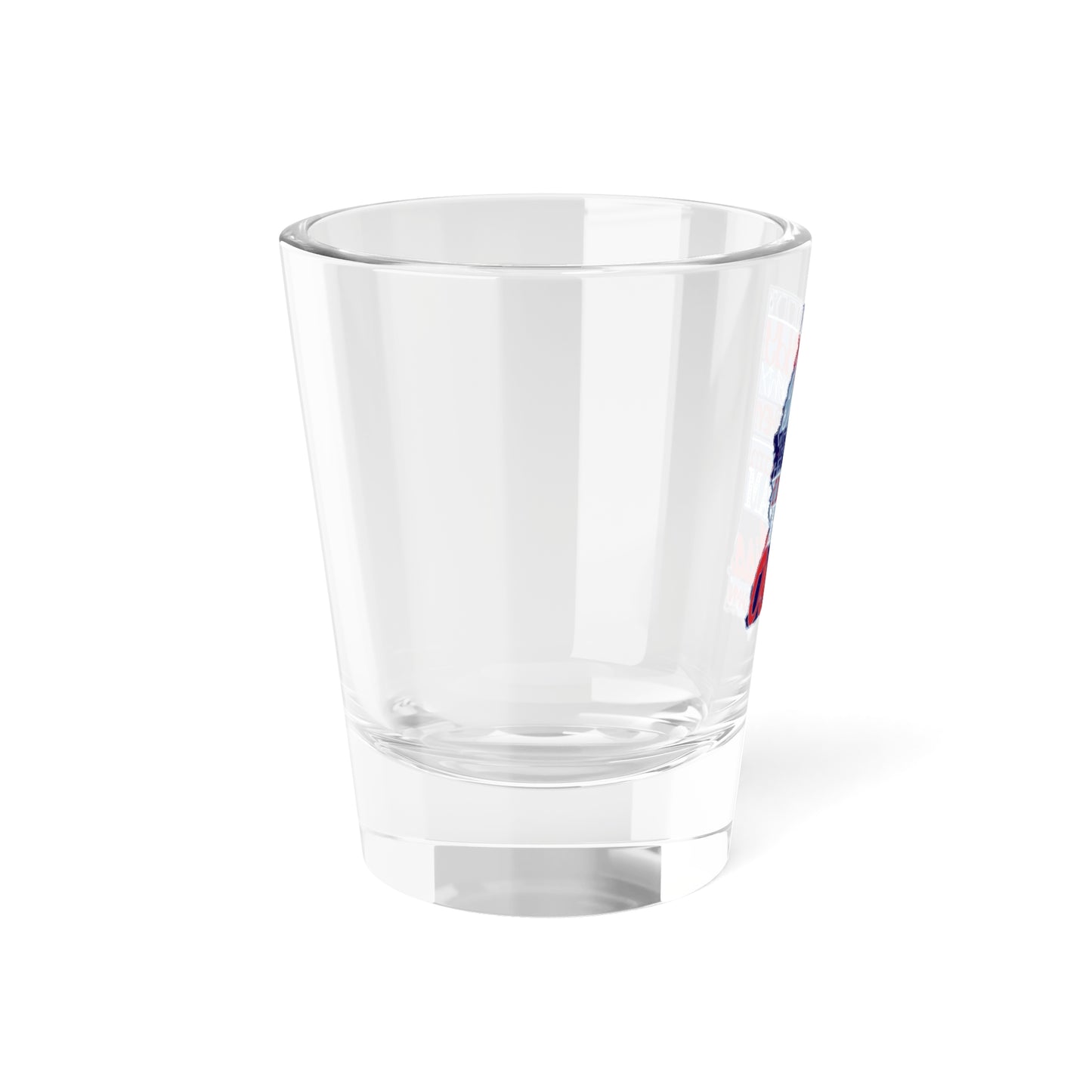 Hotty Toddy Ole Miss State Outline Shot Glass, 1.5oz