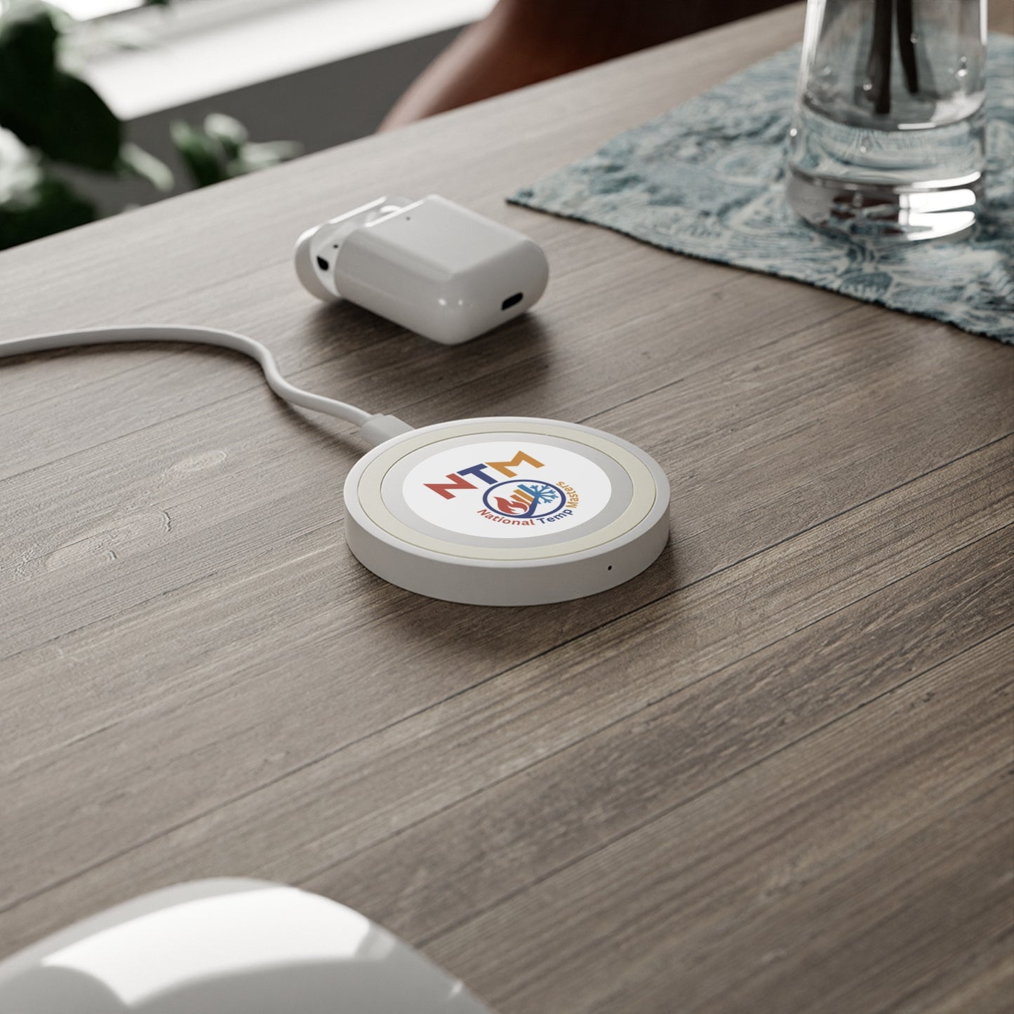 NexTech Wireless Charging Pad - Sleek and Modern Charger for Home or Office