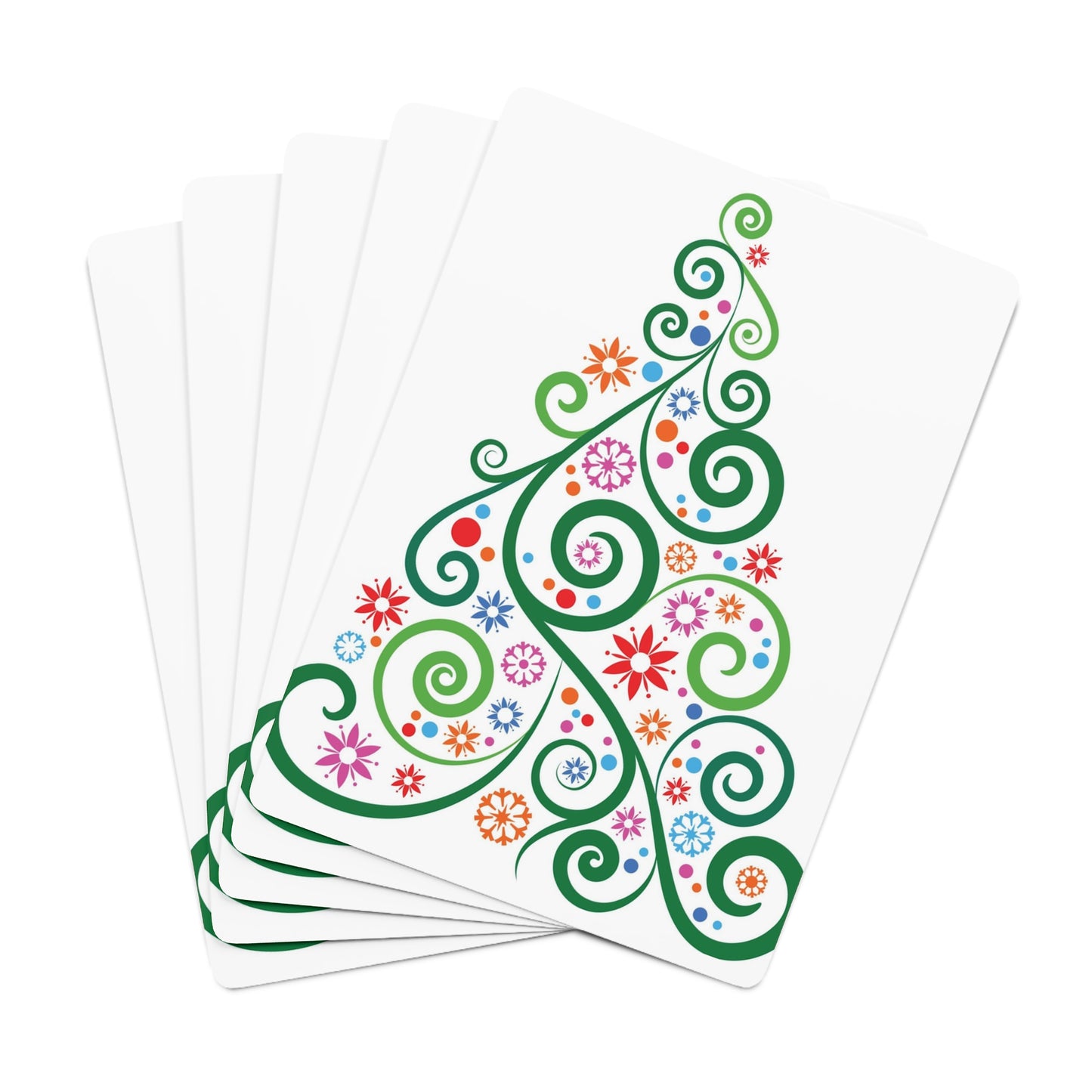 Holiday Tree  Poker Cards