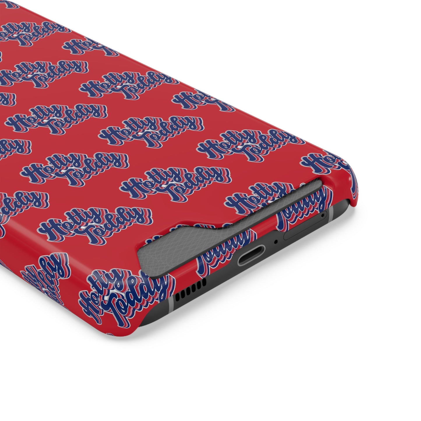 iPhone and Samsung Hotty Toddy (RED) Phone Case With Card Holder