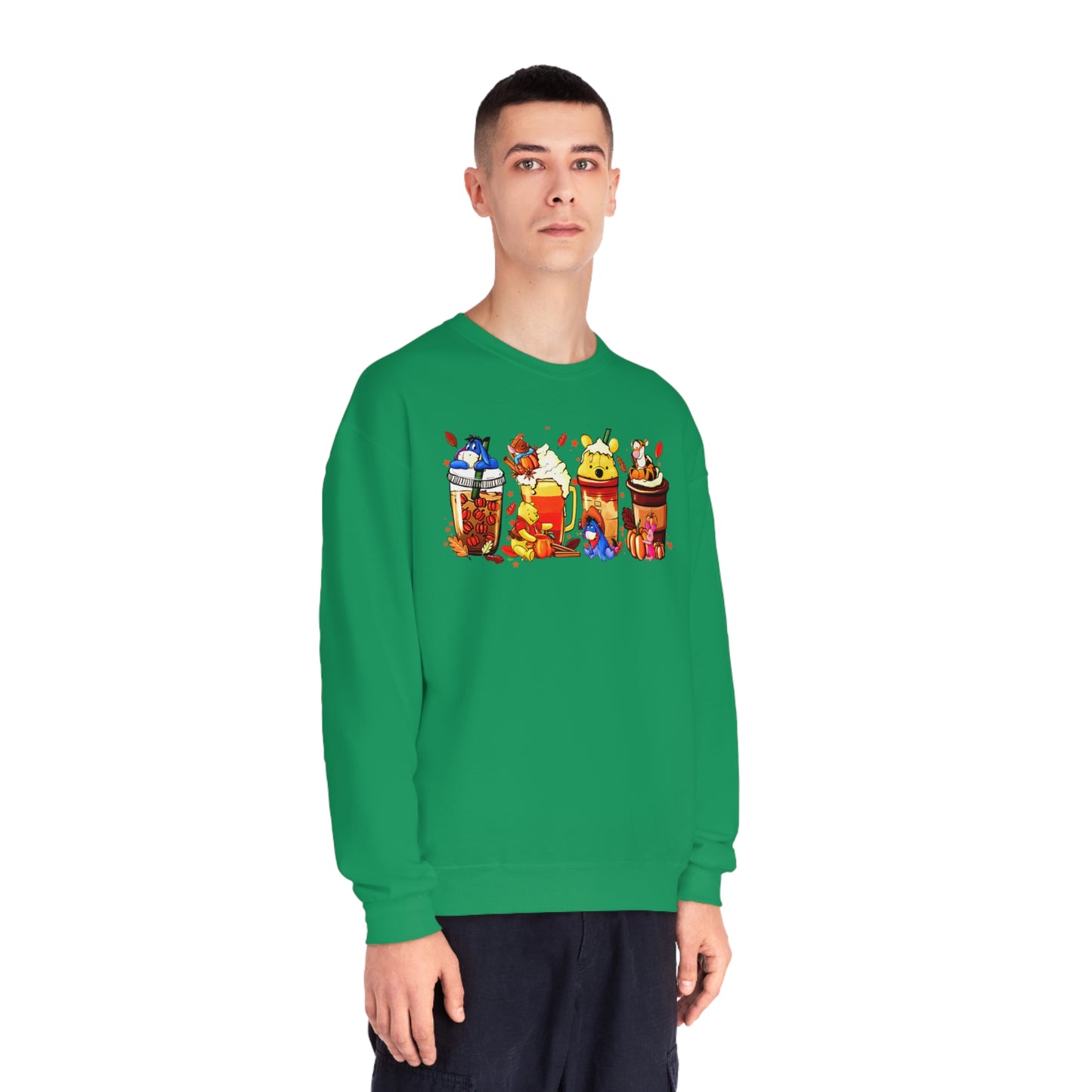 Pooh Bear Latte Unisex NuBlend® Crewneck Sweatshirt