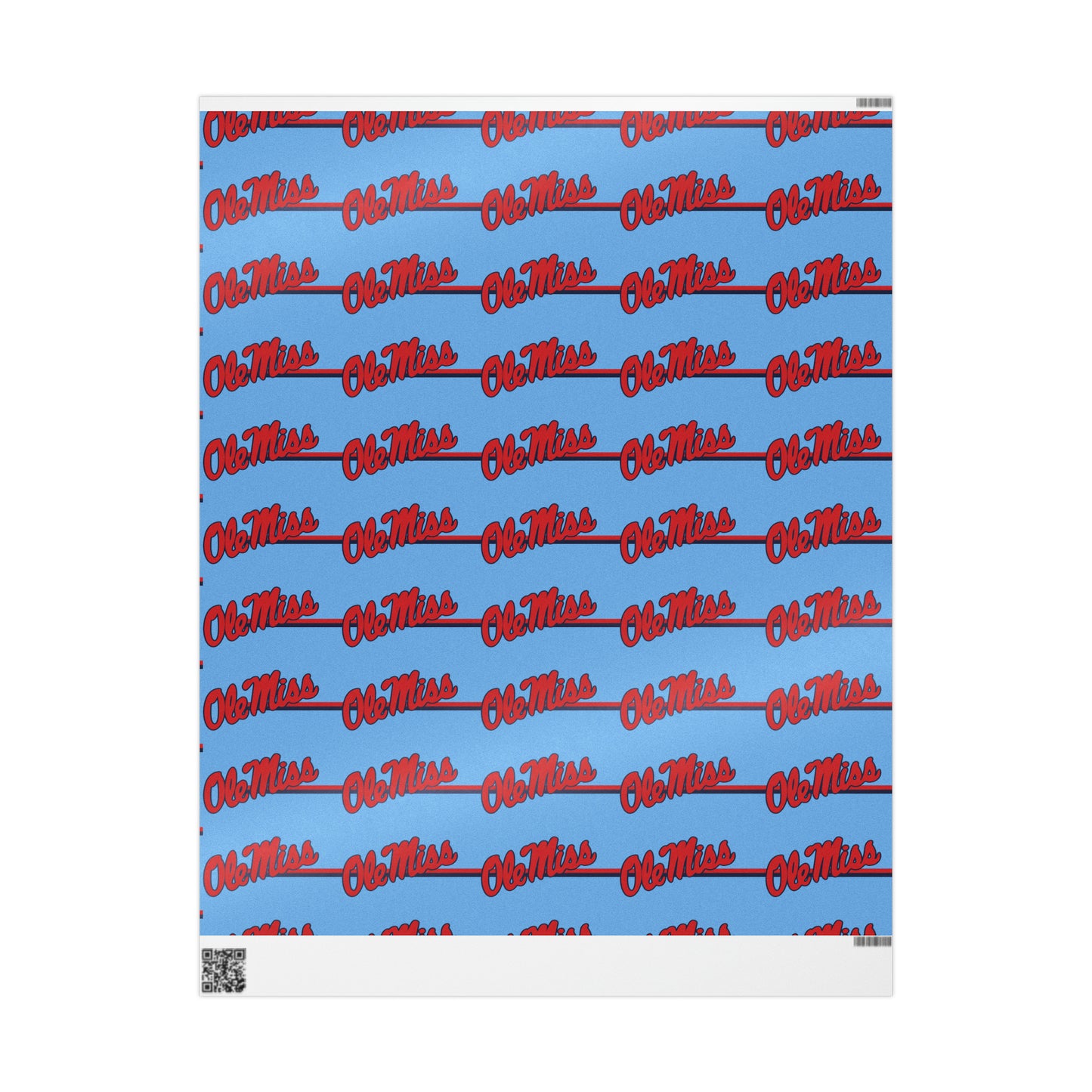 Ole Miss (Blue) Wrapping Paper