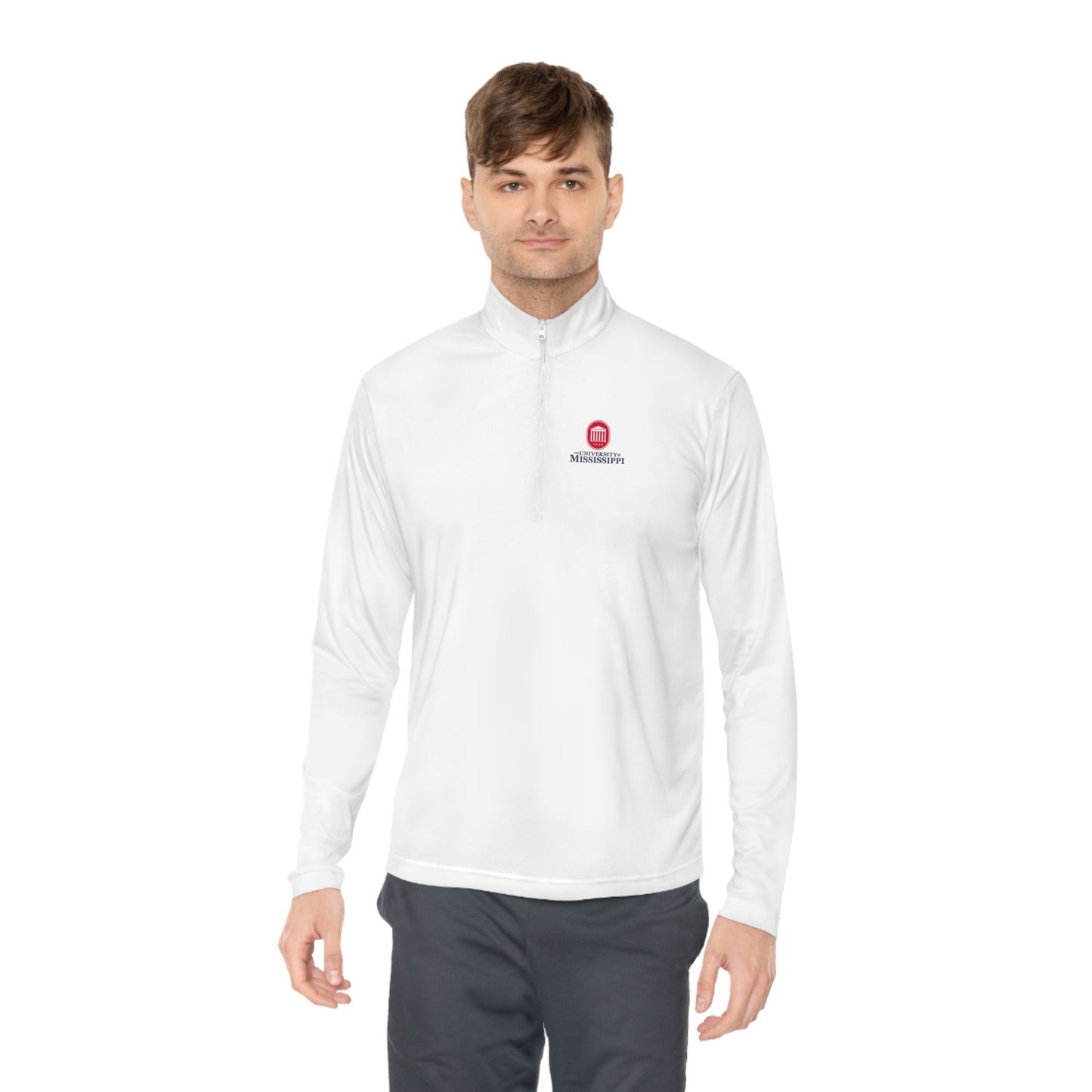 University of Mississippi Unisex Quarter-Zip Pullover