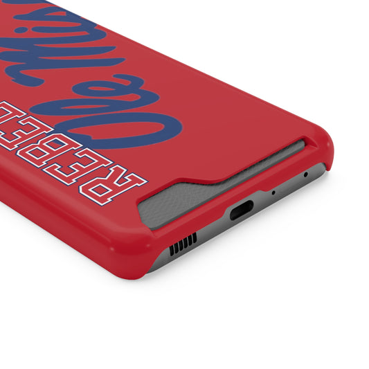 Ole Miss Rebels Phone Case With Card Holder