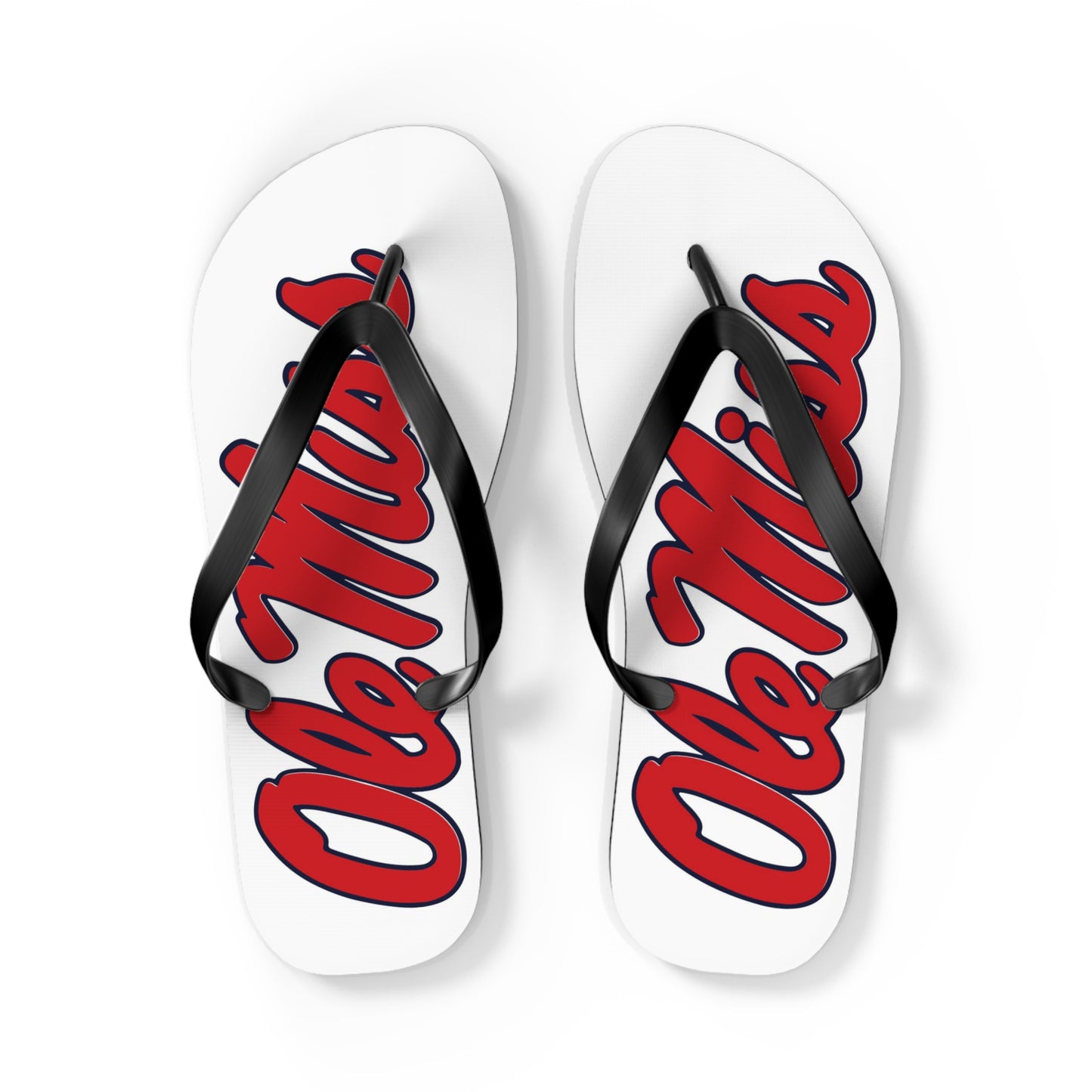 Ole Miss Flip Flops