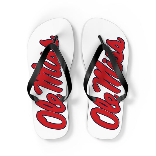 Ole Miss Flip Flops