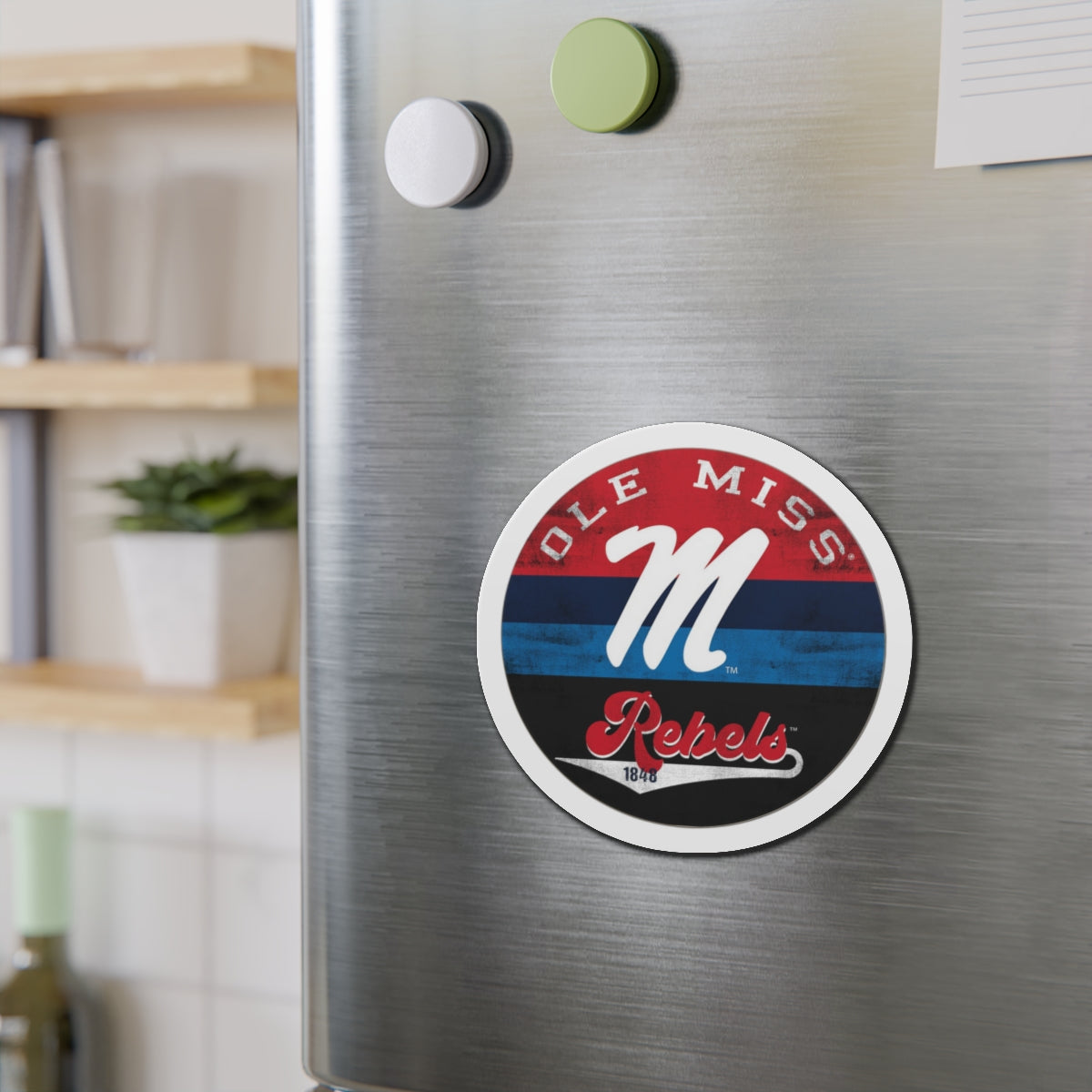 Ole Miss "M" Rebels 1848 Die-Cut Magnets