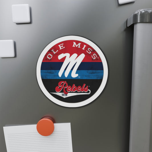 Ole Miss "M" Rebels 1848 Die-Cut Magnets